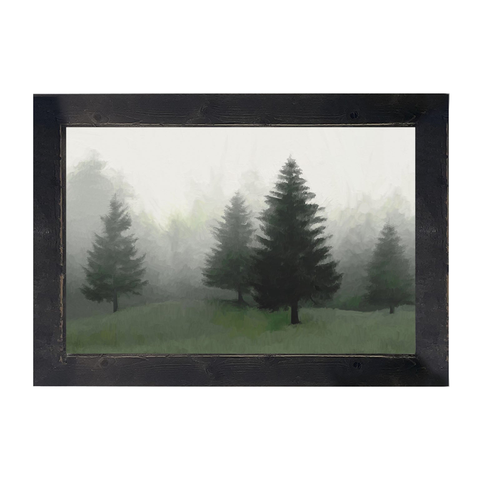 Fog in The Forest - Framed art