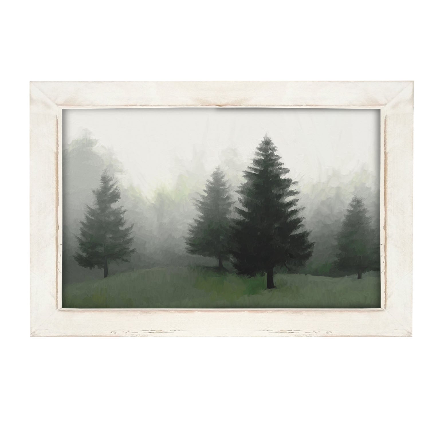 Fog in The Forest - Framed art