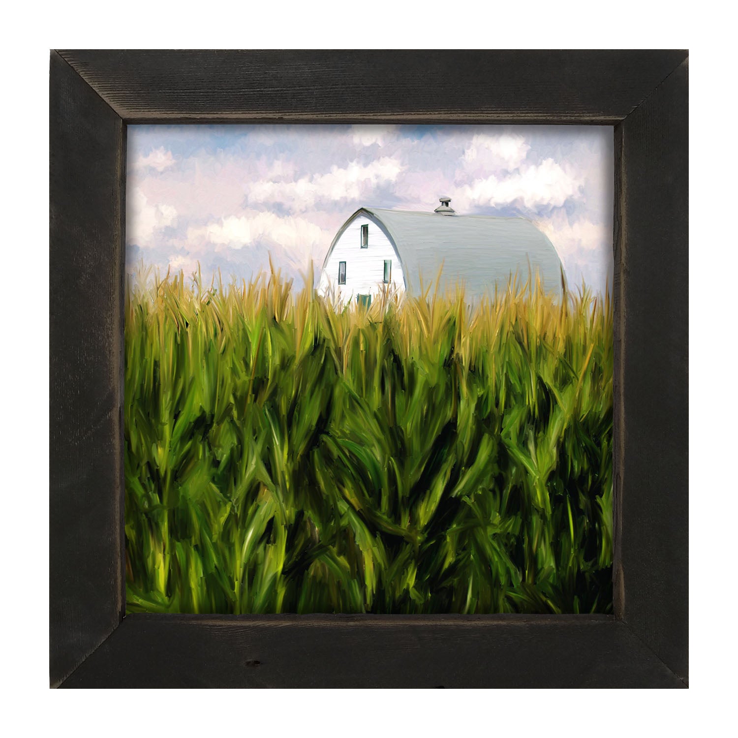Corn Fields Barn - Framed art