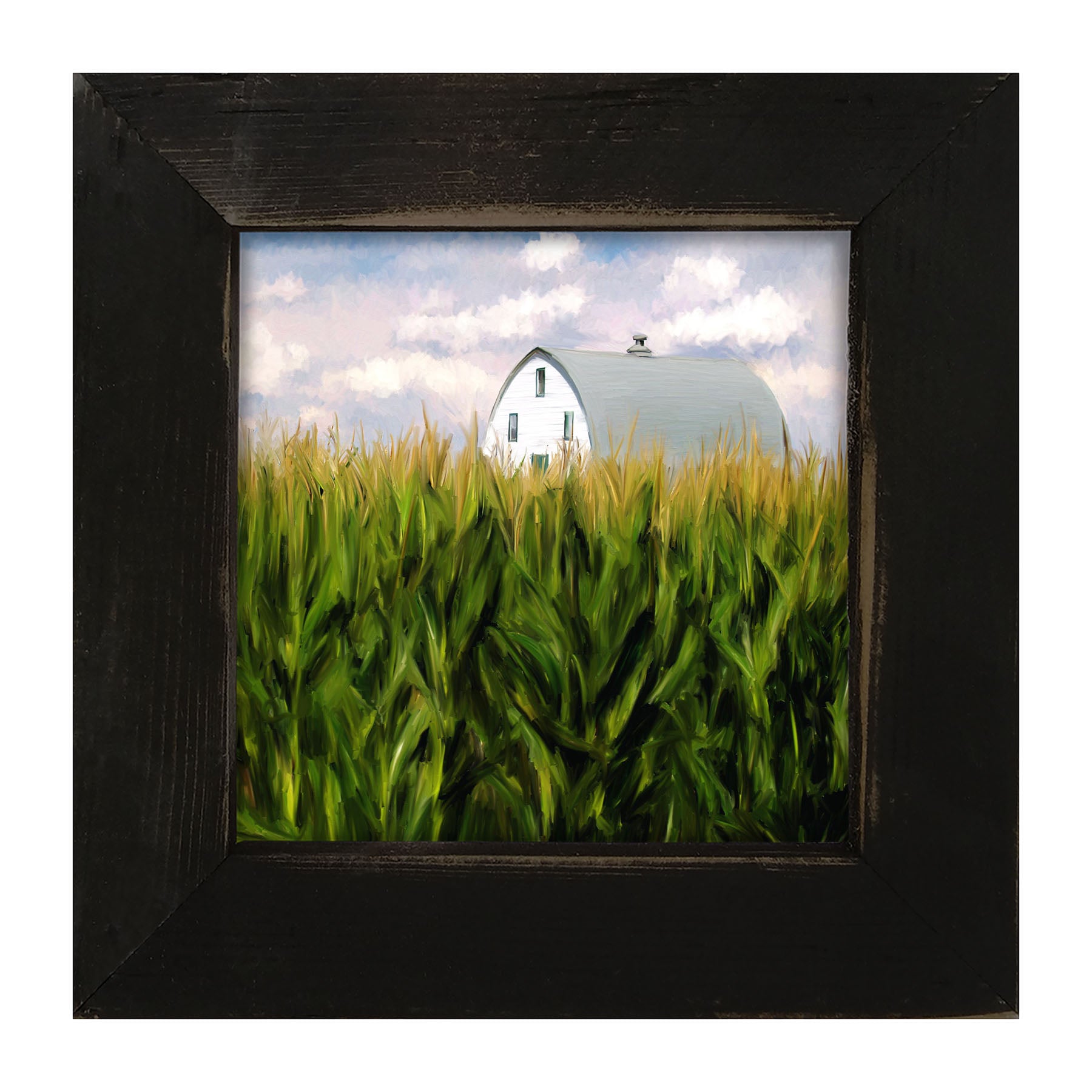 Corn Fields Barn - Framed art