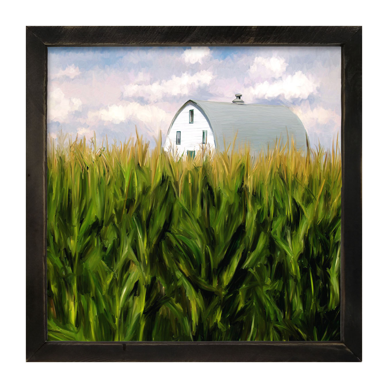 Corn Fields Barn - Framed art