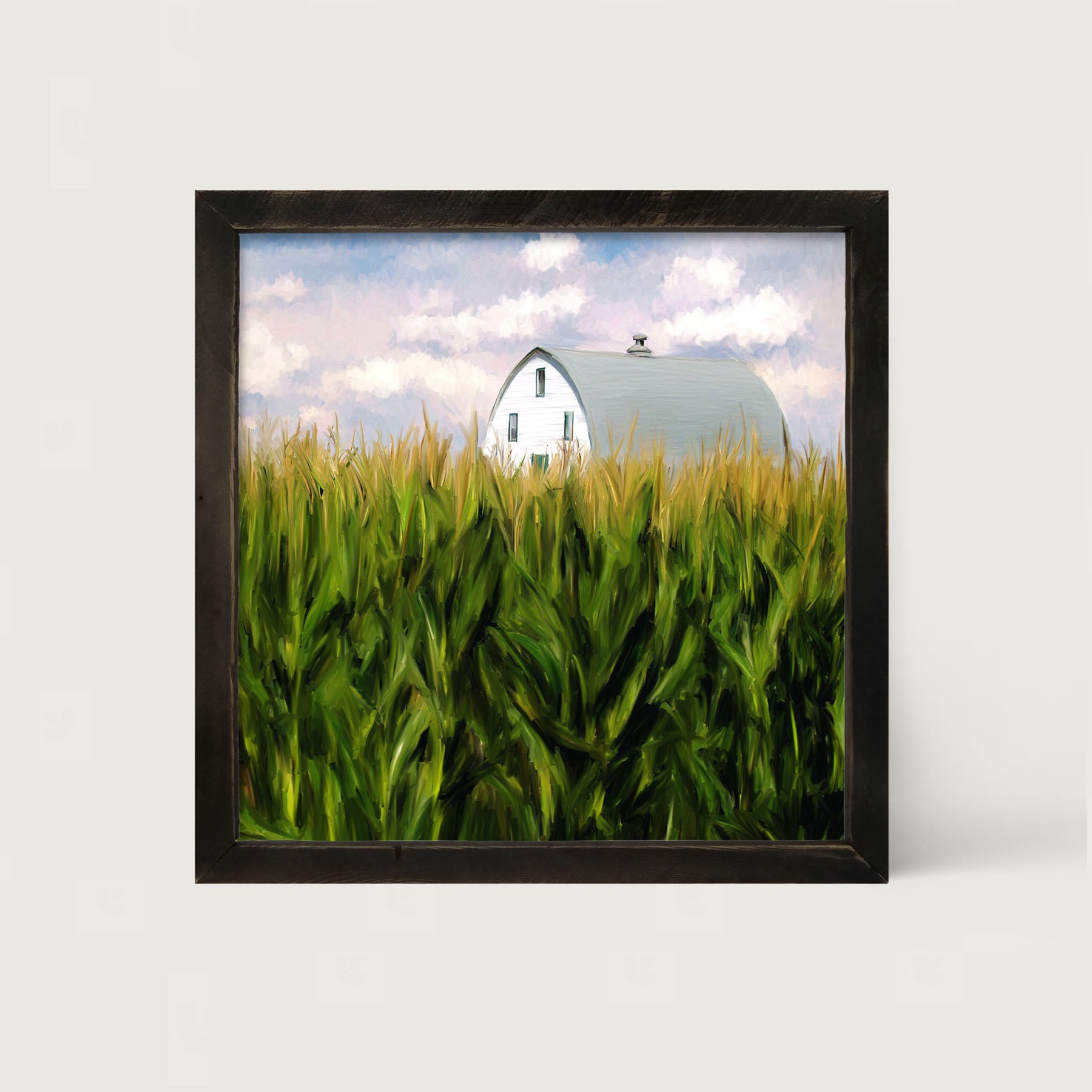 Corn Fields Barn - Framed art