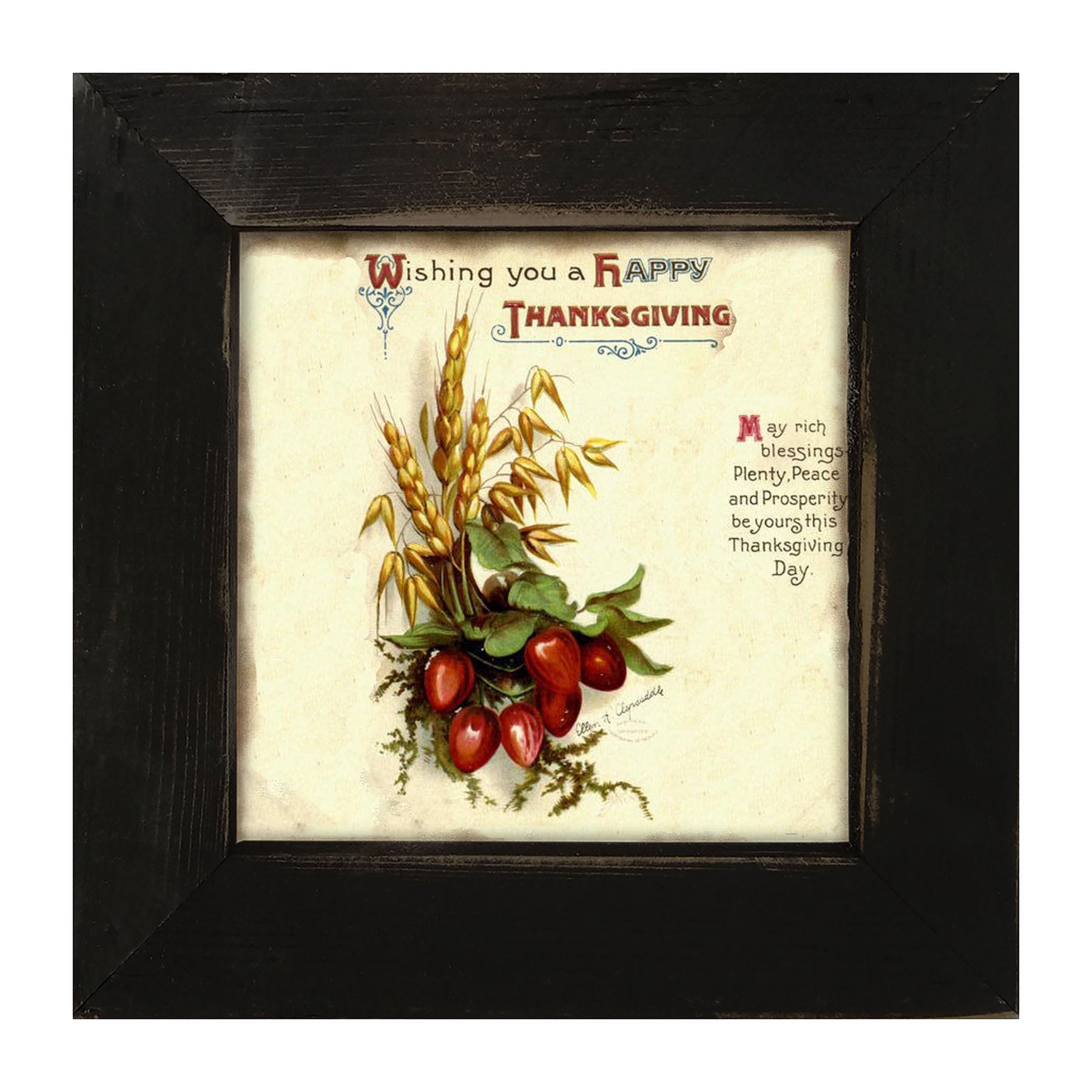 Happy Thanksgiving - Framed art