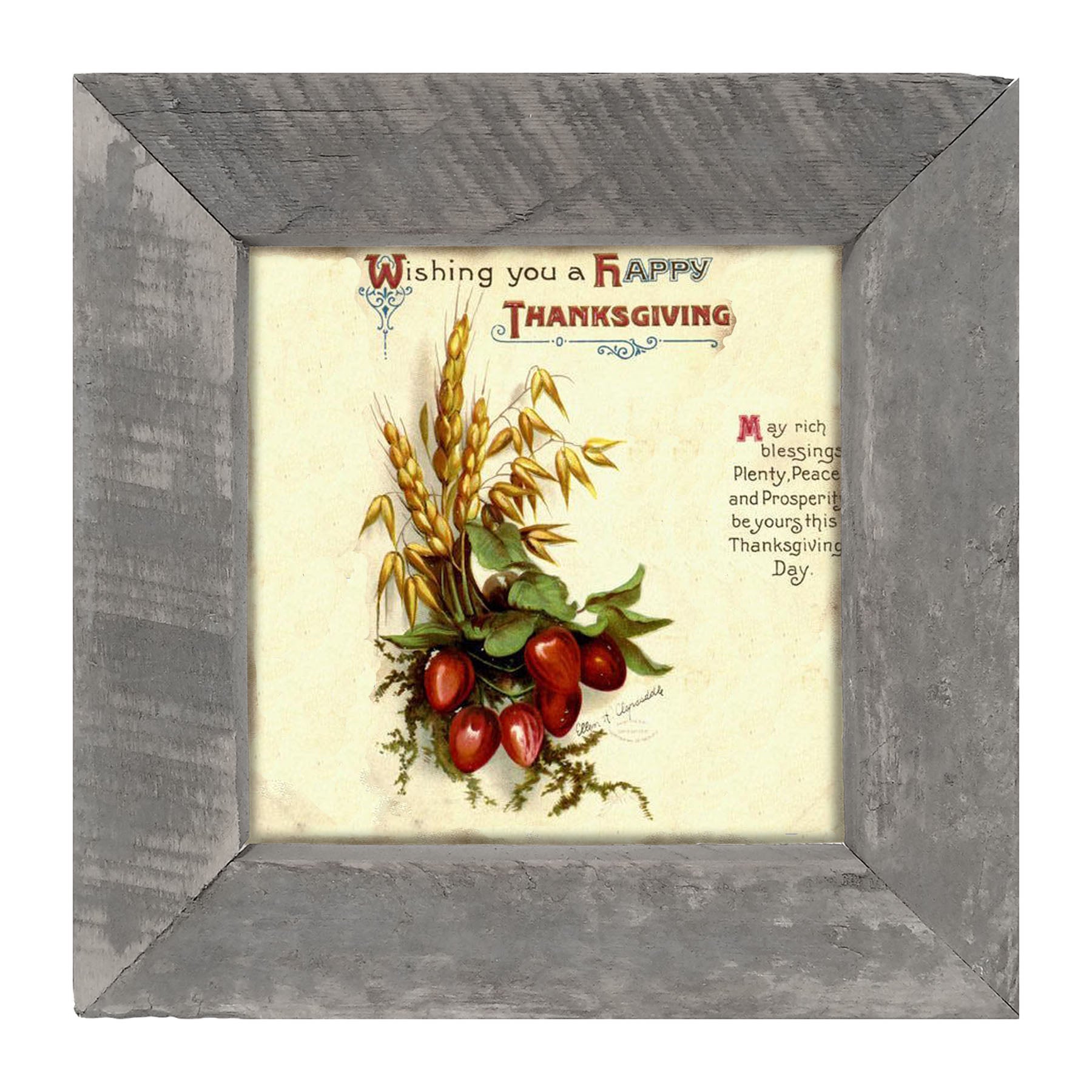 Happy Thanksgiving - Framed art