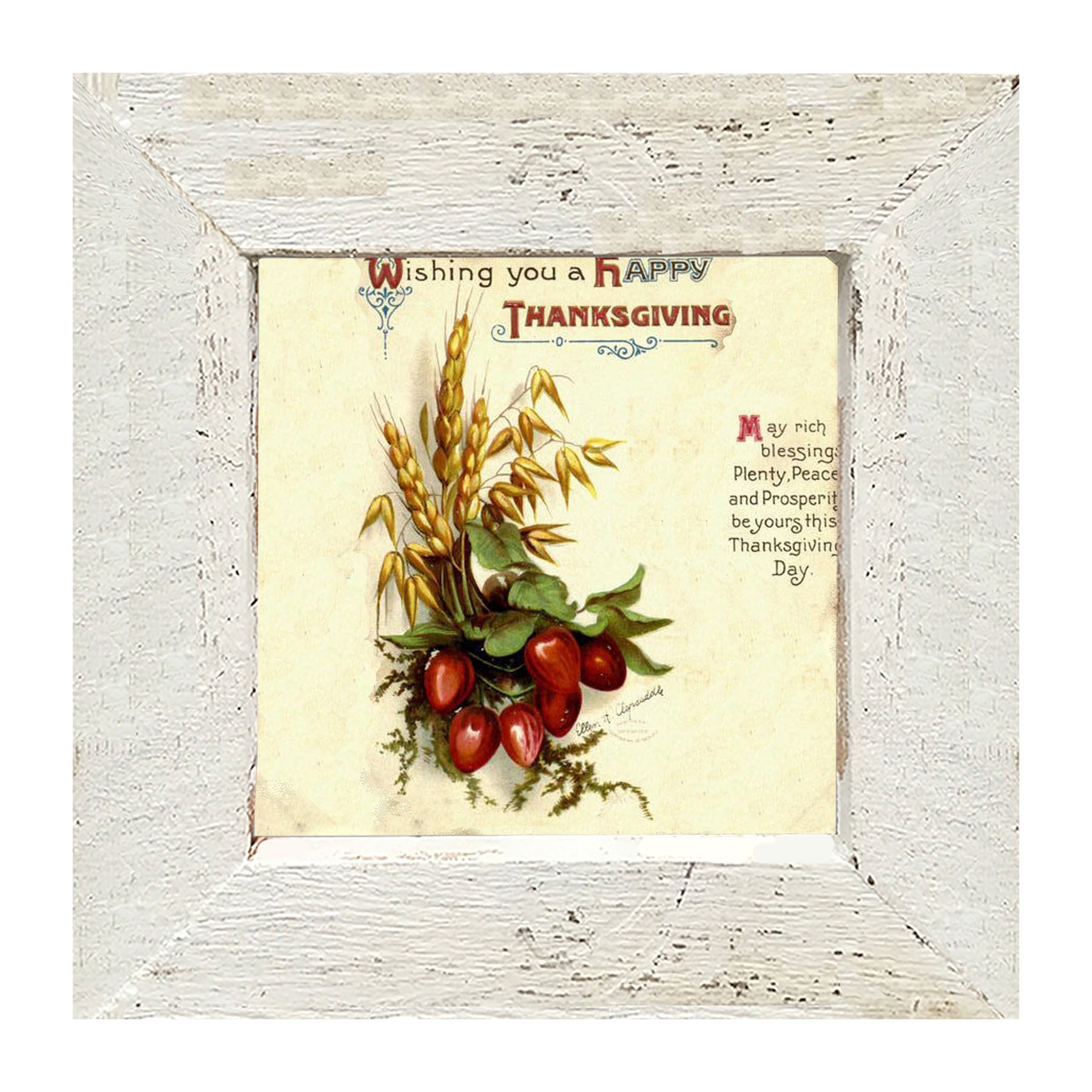 Happy Thanksgiving - Framed art