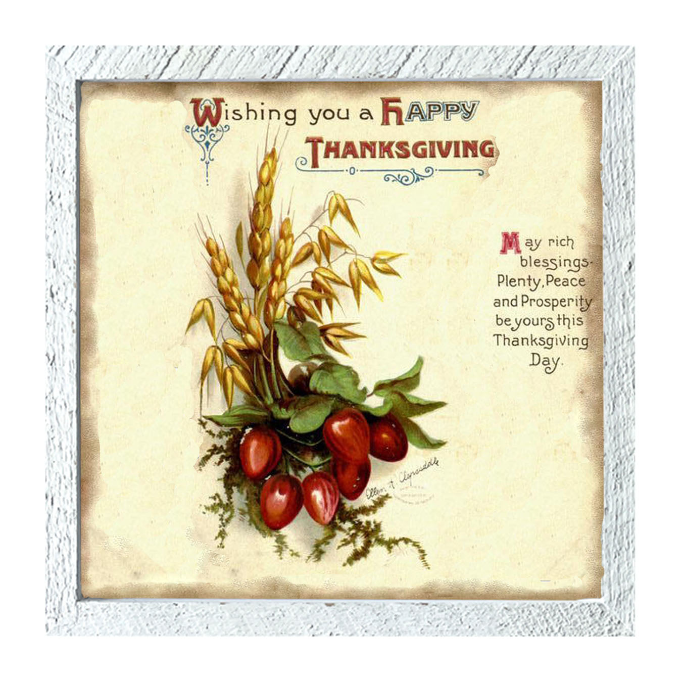 Happy Thanksgiving - Framed art