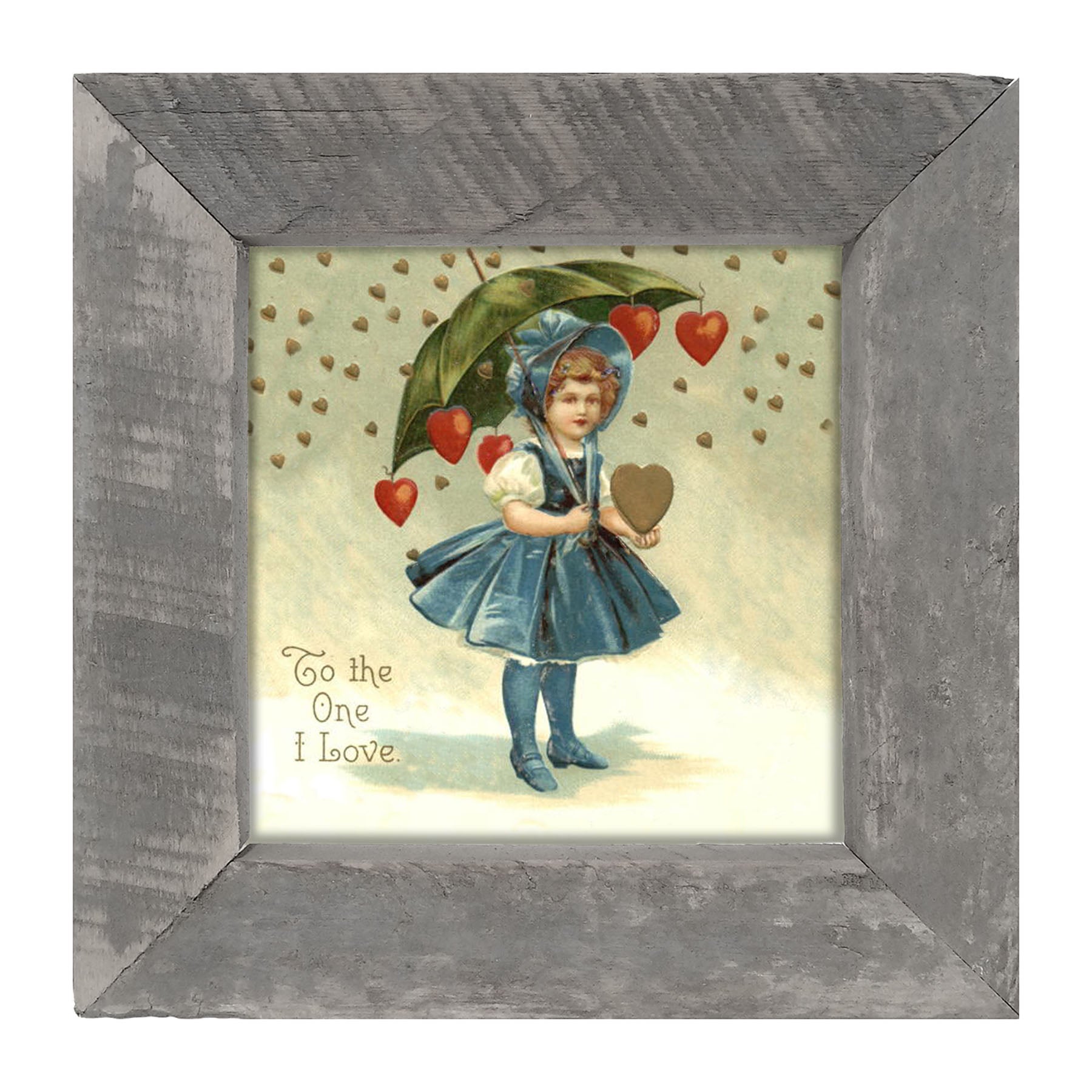 Raining Hearts - Framed art