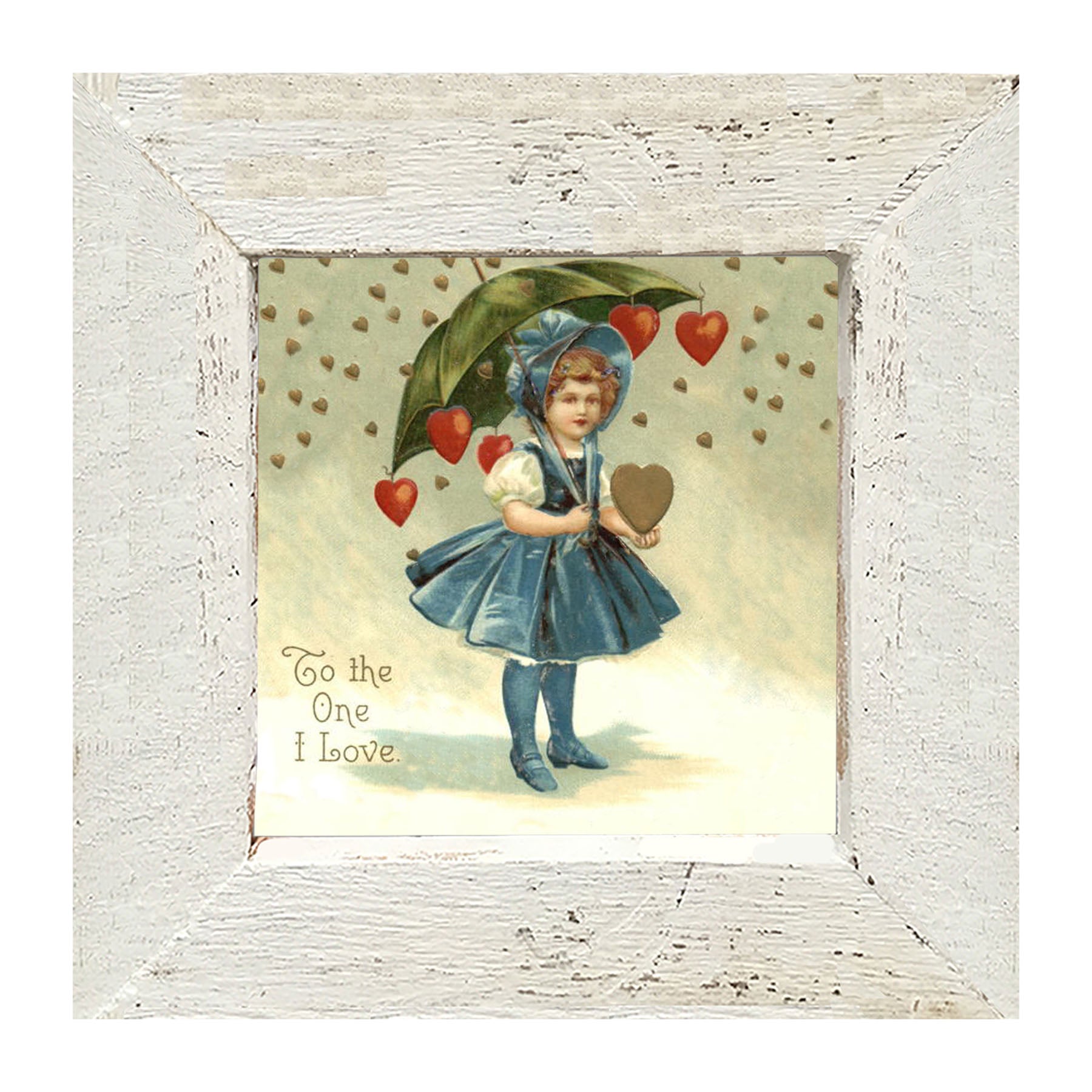 Raining Hearts - Framed art