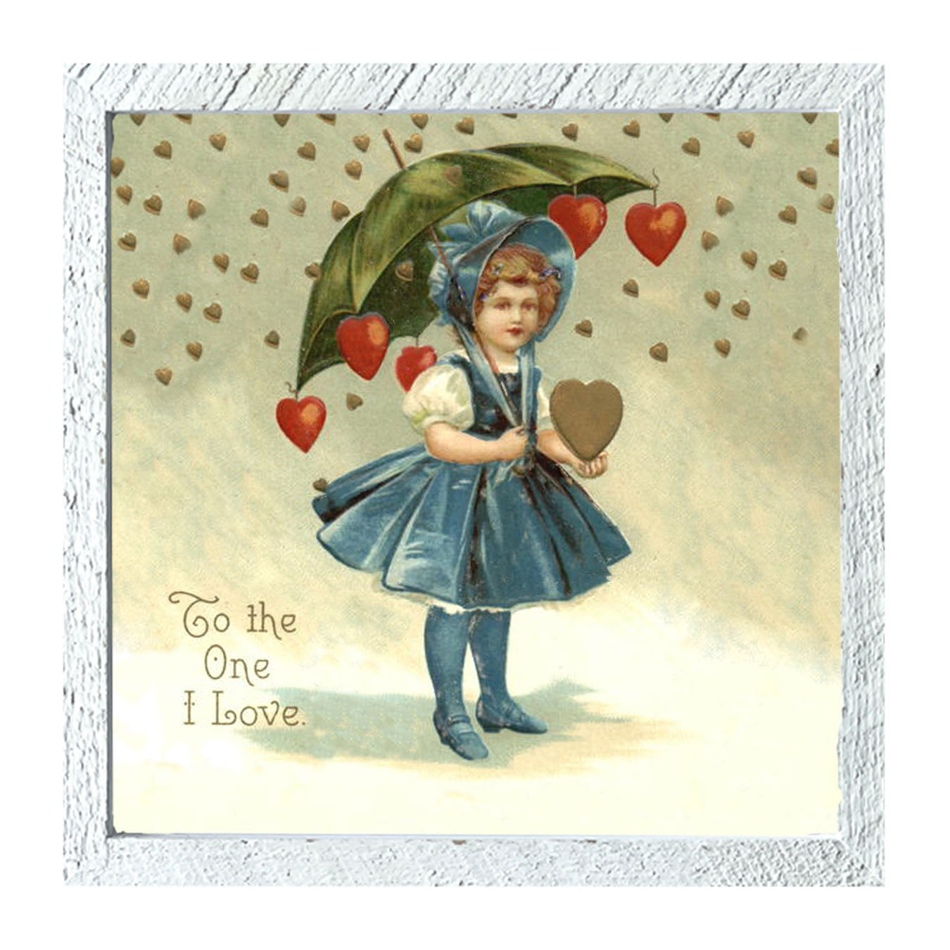 Raining Hearts - Framed art