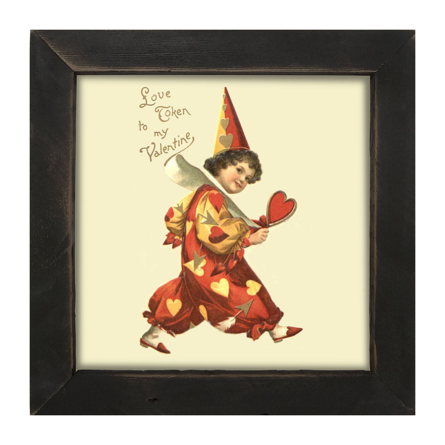 Cupid Dressed Up - Framed art