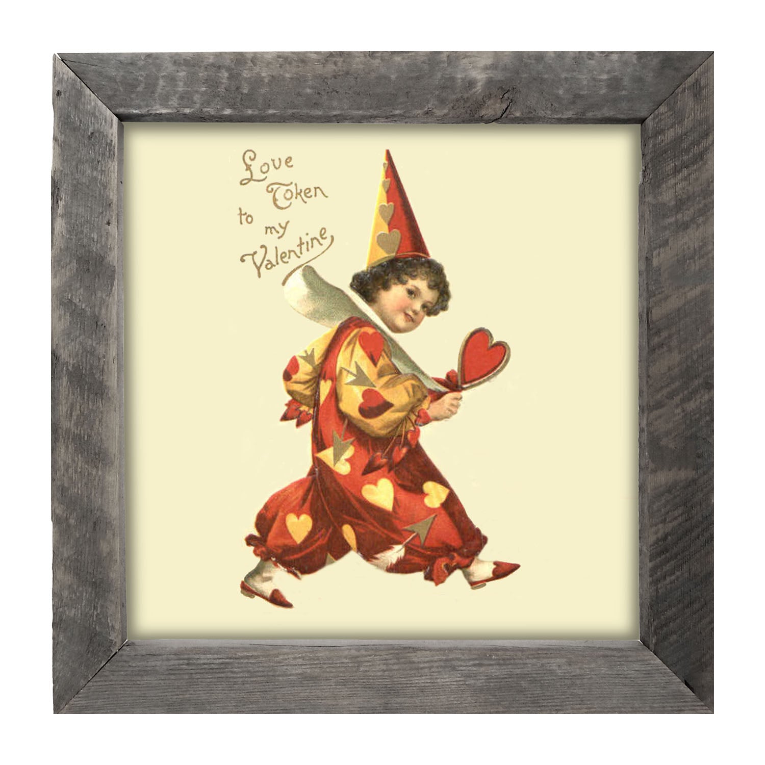 Cupid Dressed Up - Framed art