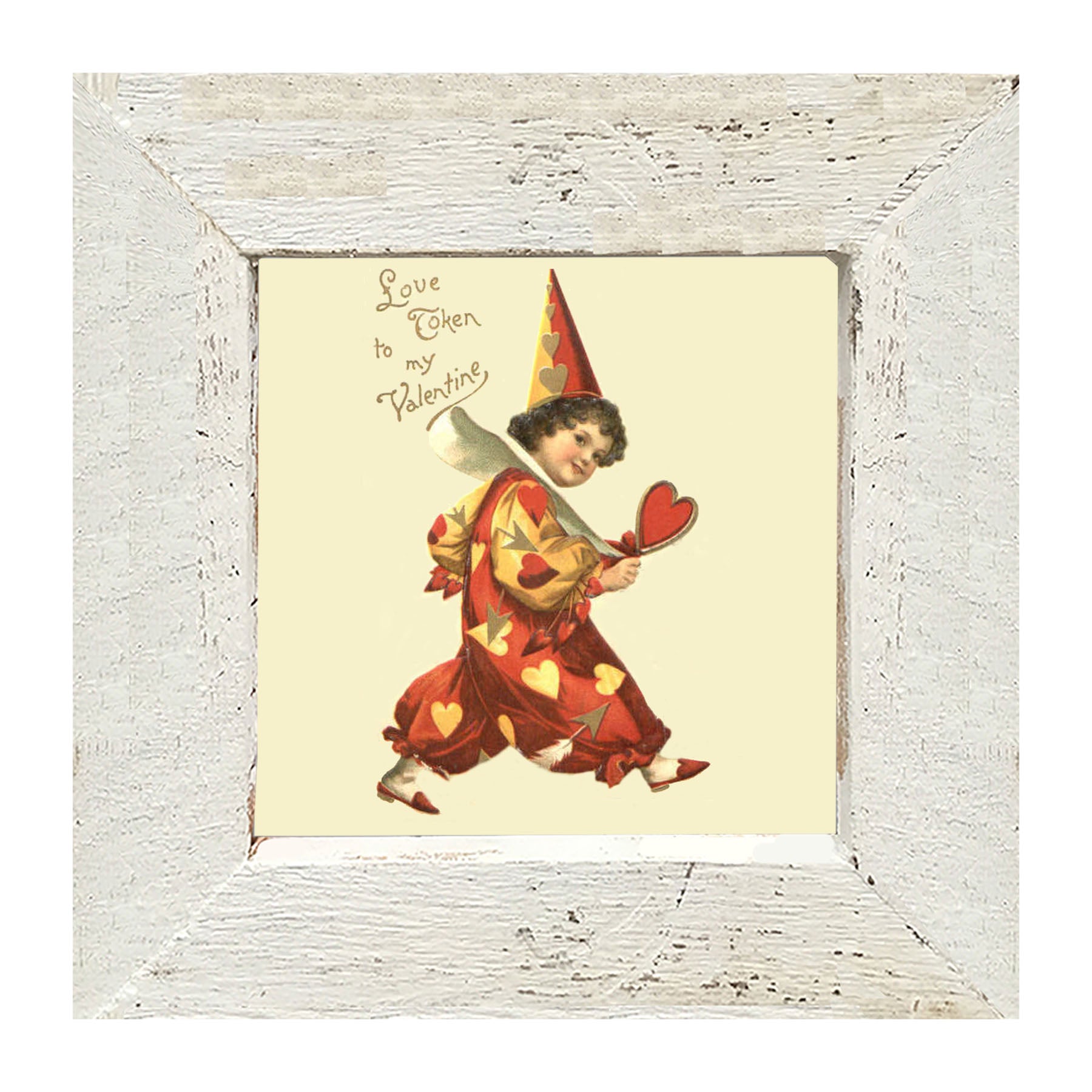 Cupid Dressed Up - Framed art