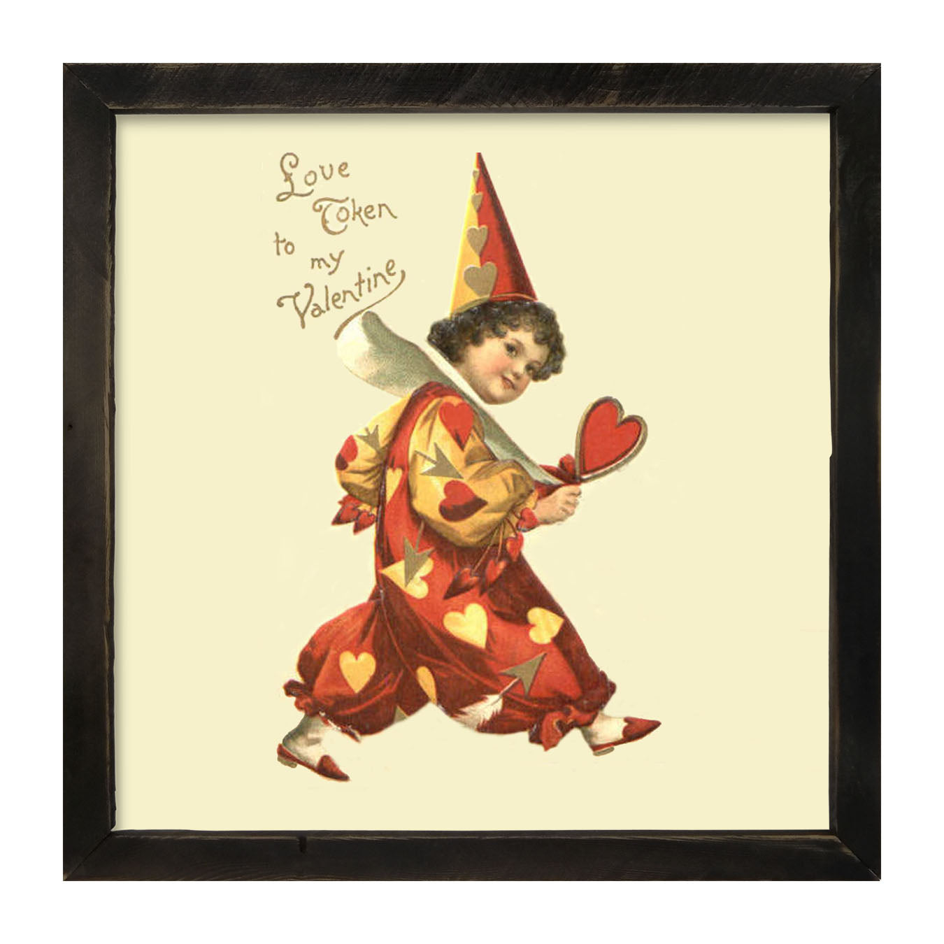 Cupid Dressed Up - Framed art