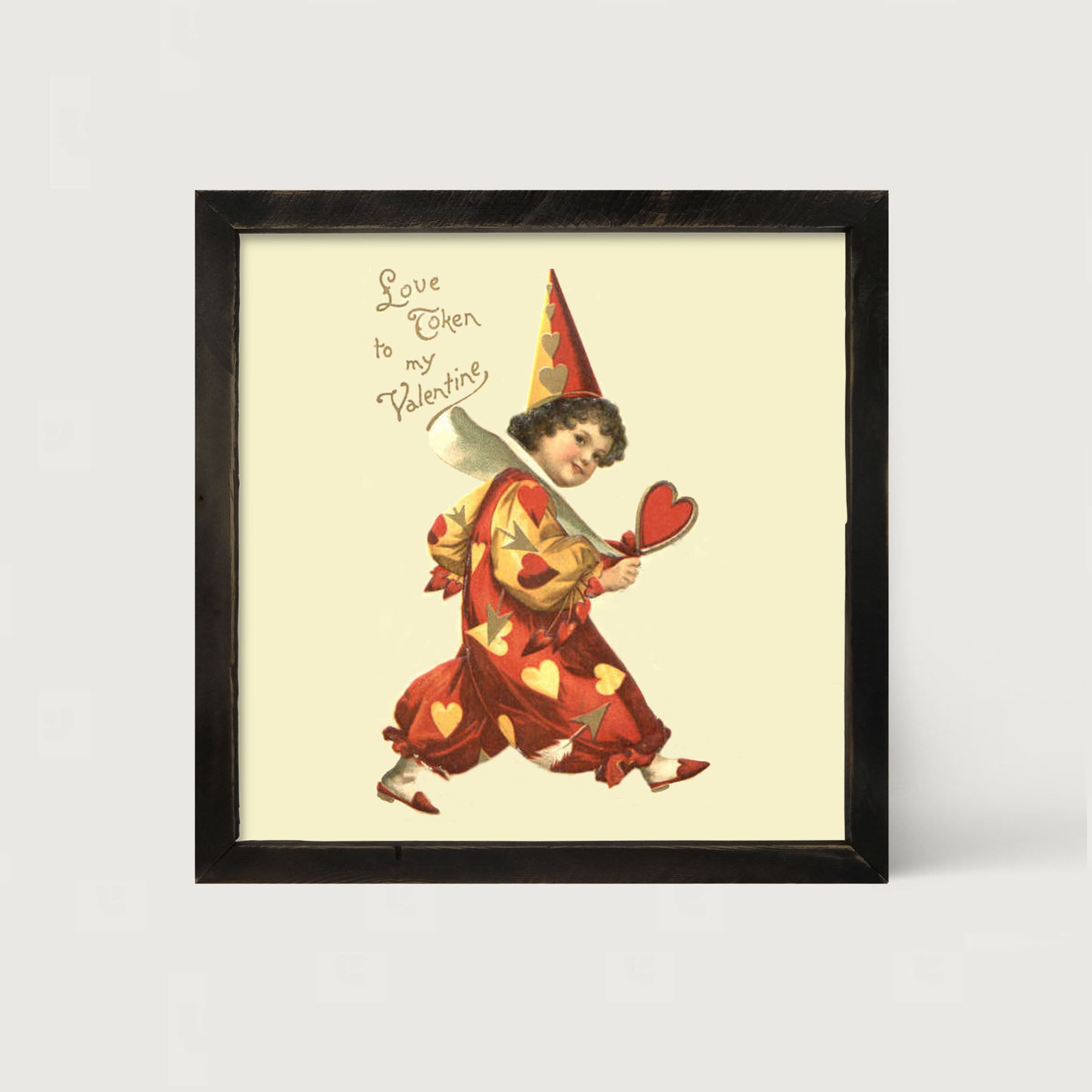 Cupid Dressed Up - Framed art