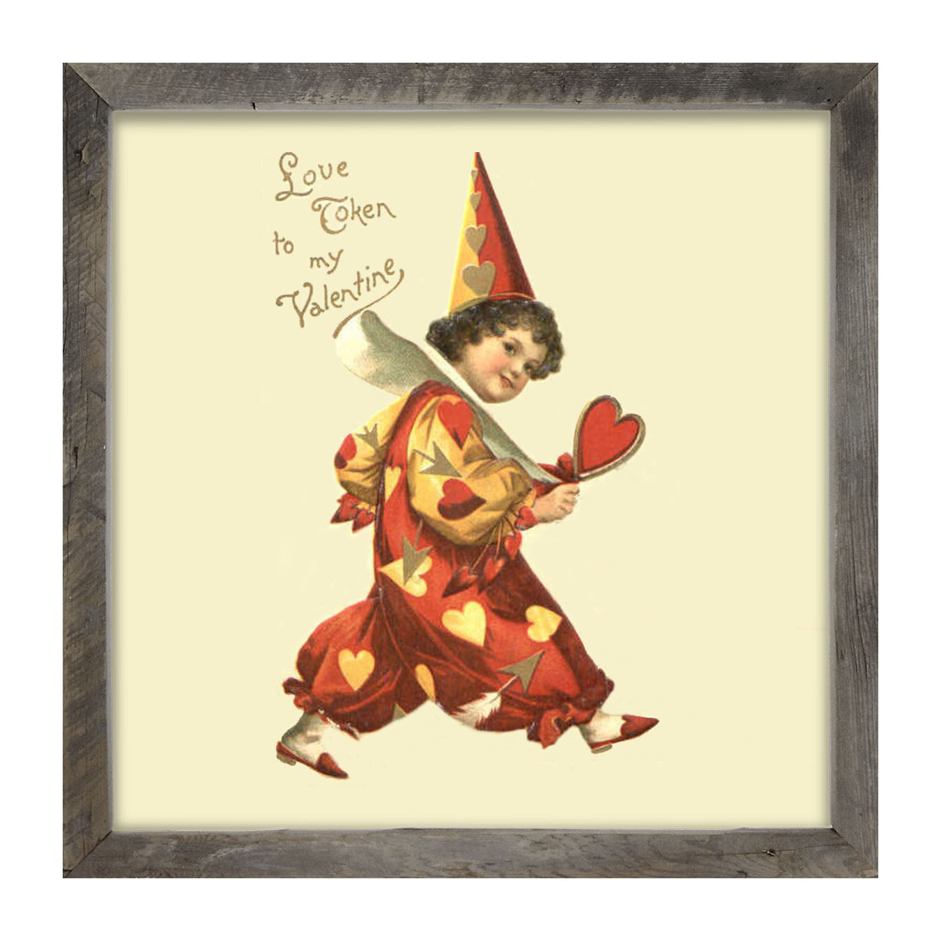Cupid Dressed Up - Framed art