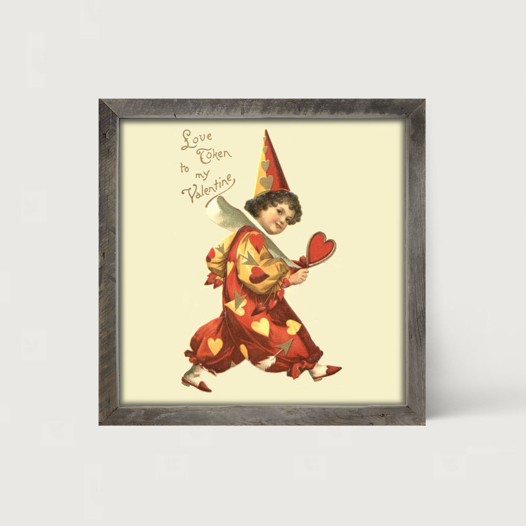 Cupid Dressed Up - Framed art