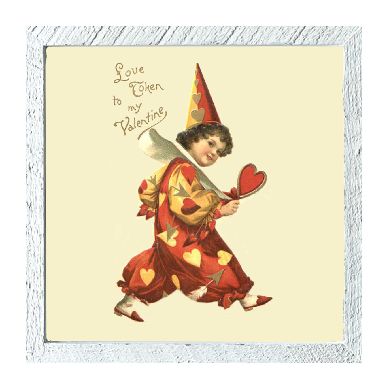 Cupid Dressed Up - Framed art