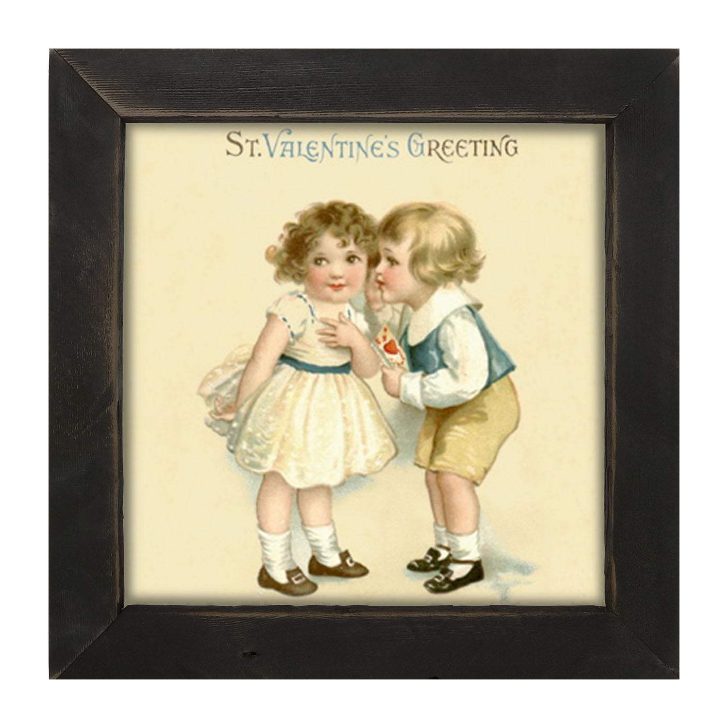 Kissing Valentine - Framed art