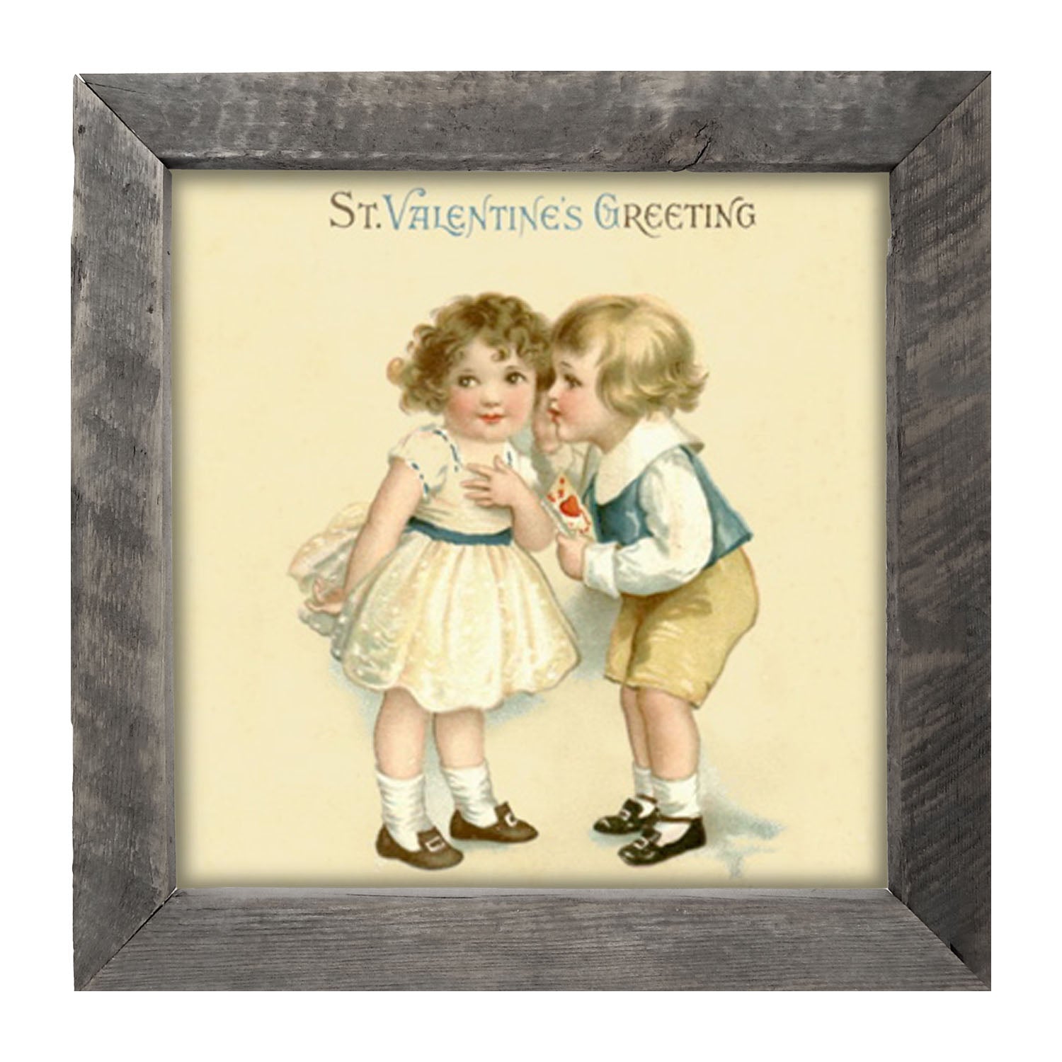 Kissing Valentine - Framed art