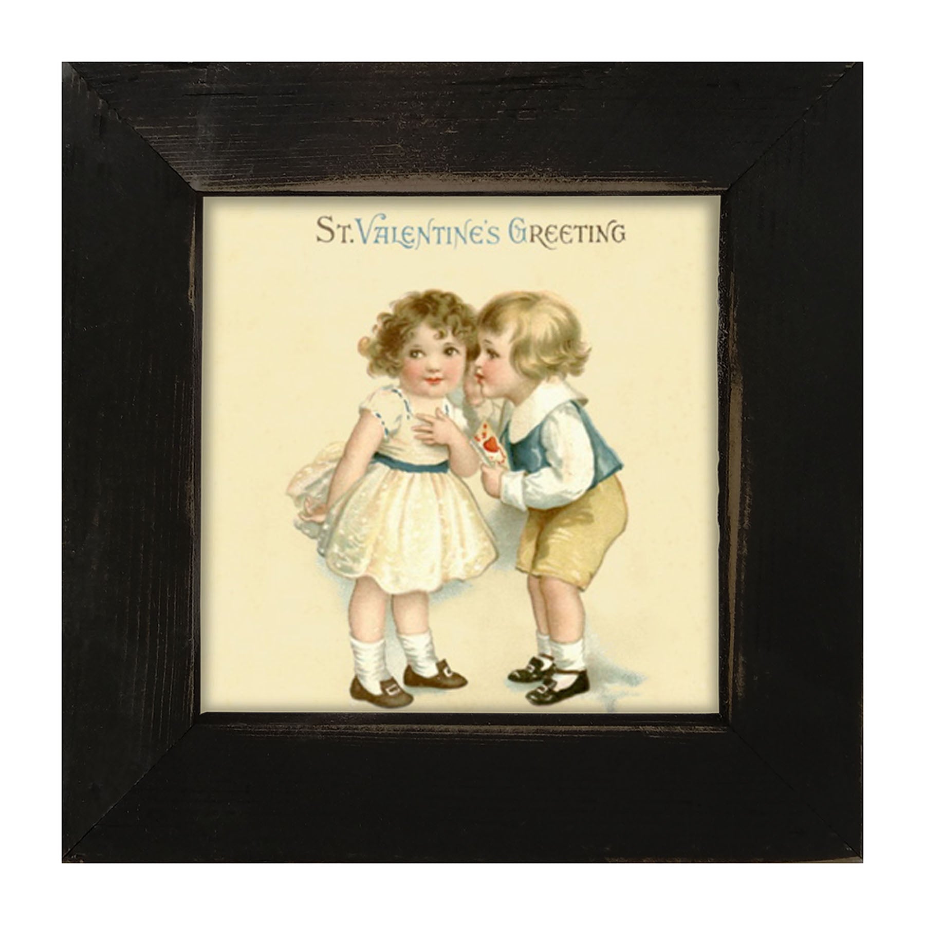 Kissing Valentine - Framed art
