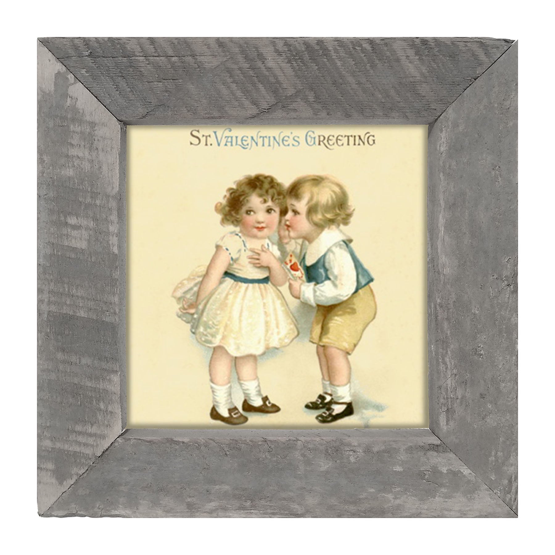 Kissing Valentine - Framed art
