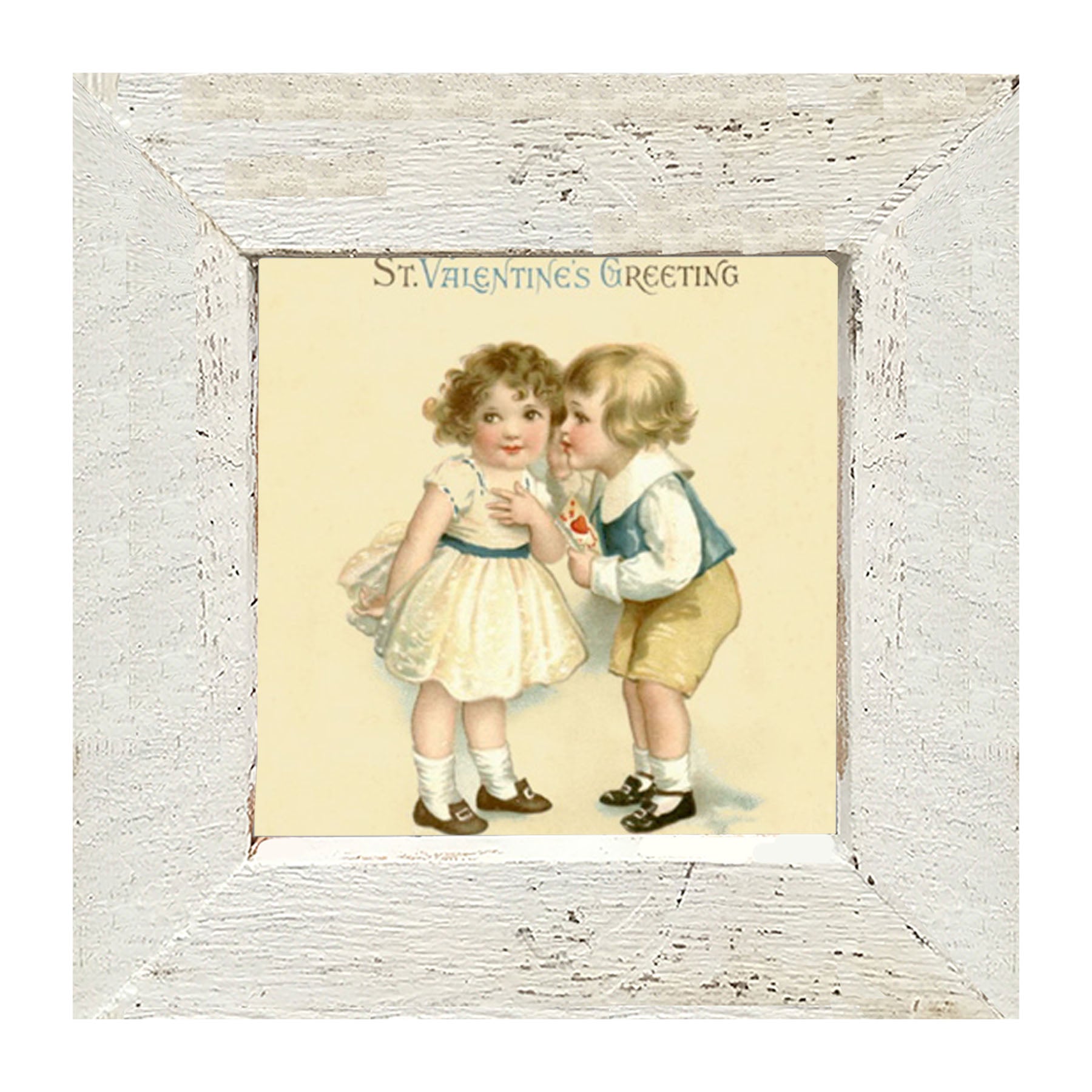 Kissing Valentine - Framed art
