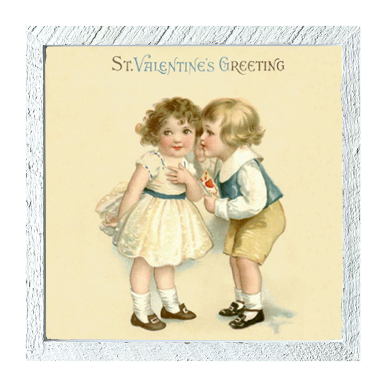 Kissing Valentine - Framed art