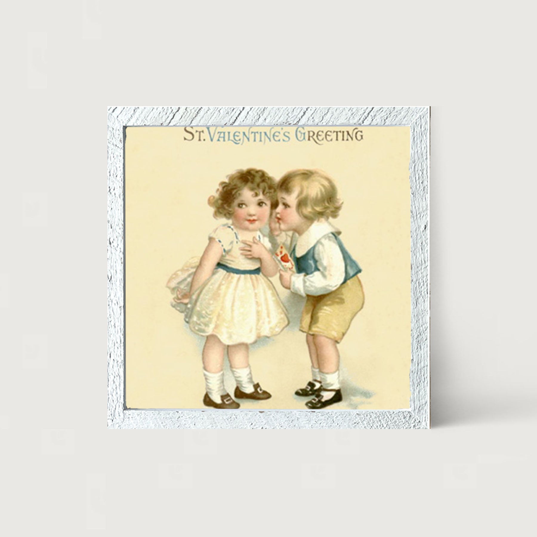 Kissing Valentine - Framed art