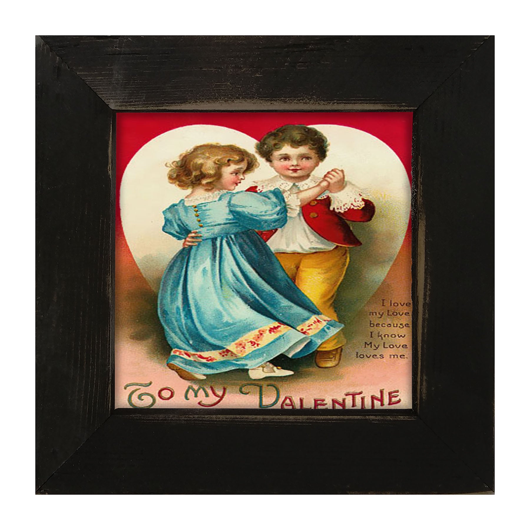 Dancing Valentine Couple - Framed art