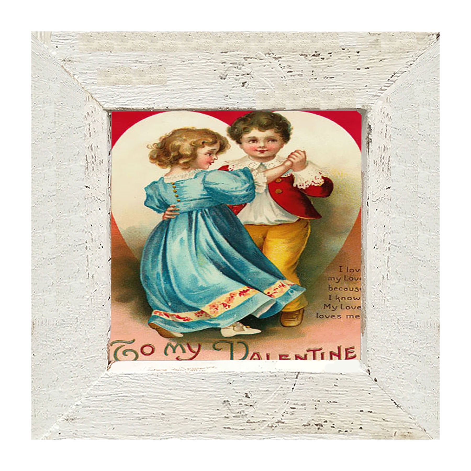 Dancing Valentine Couple - Framed art