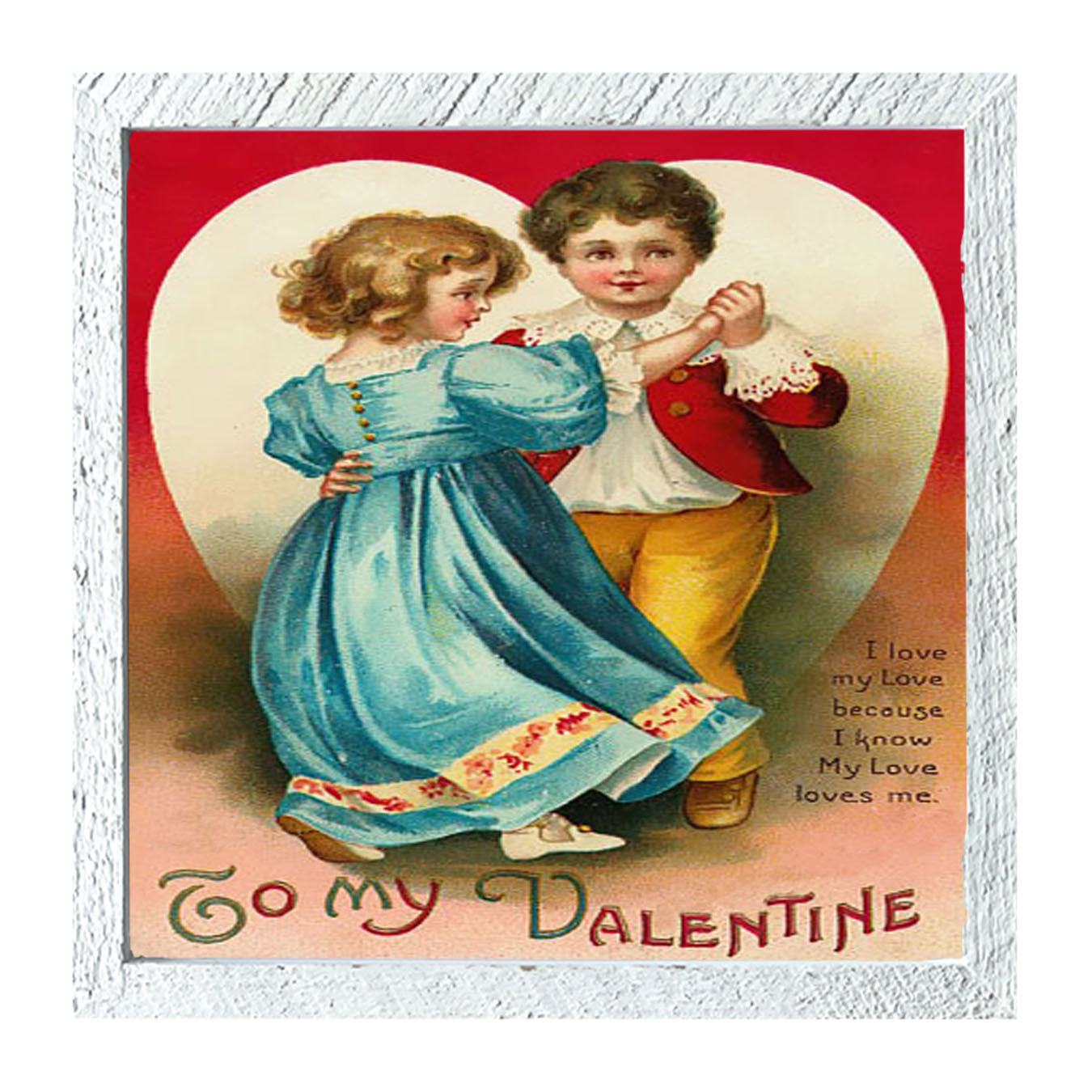 Dancing Valentine Couple - Framed art