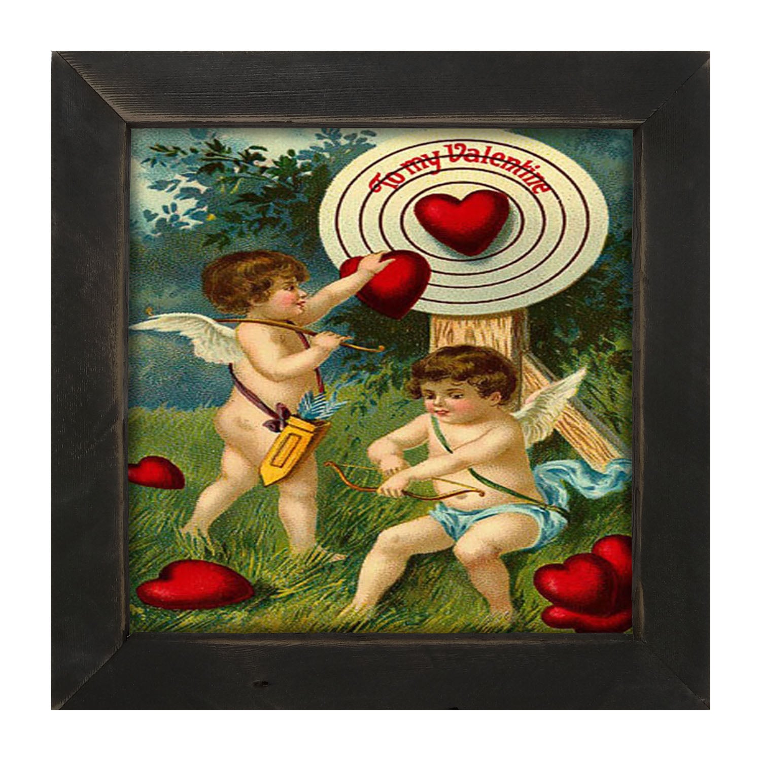 Heart is the Target - Framed art