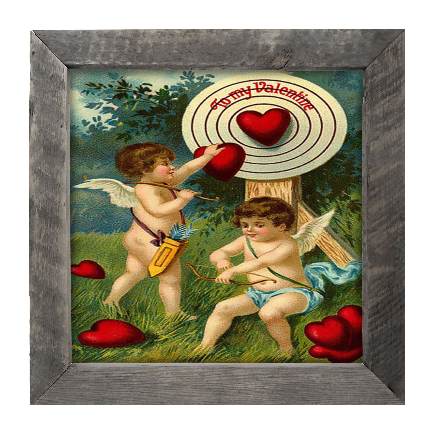 Heart is the Target - Framed art