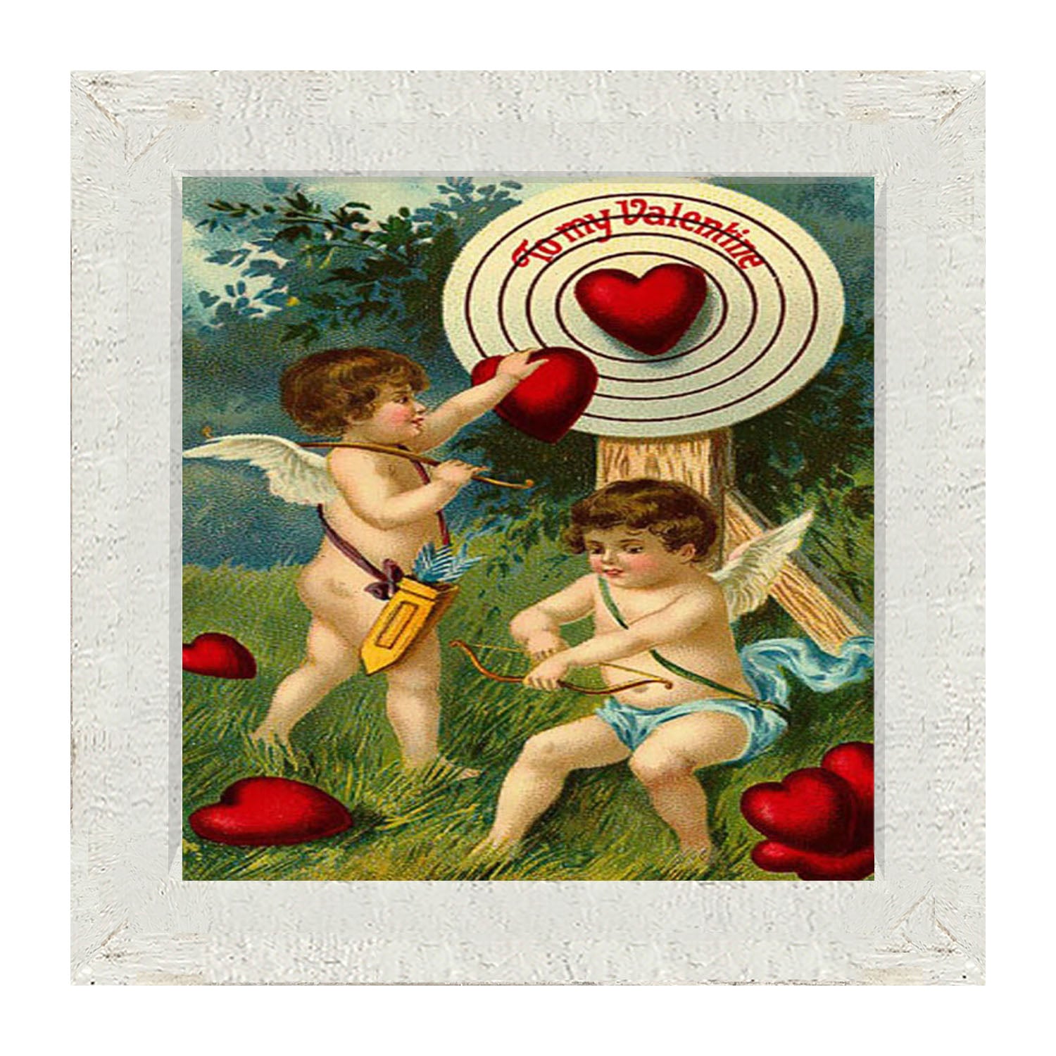 Heart is the Target - Framed art