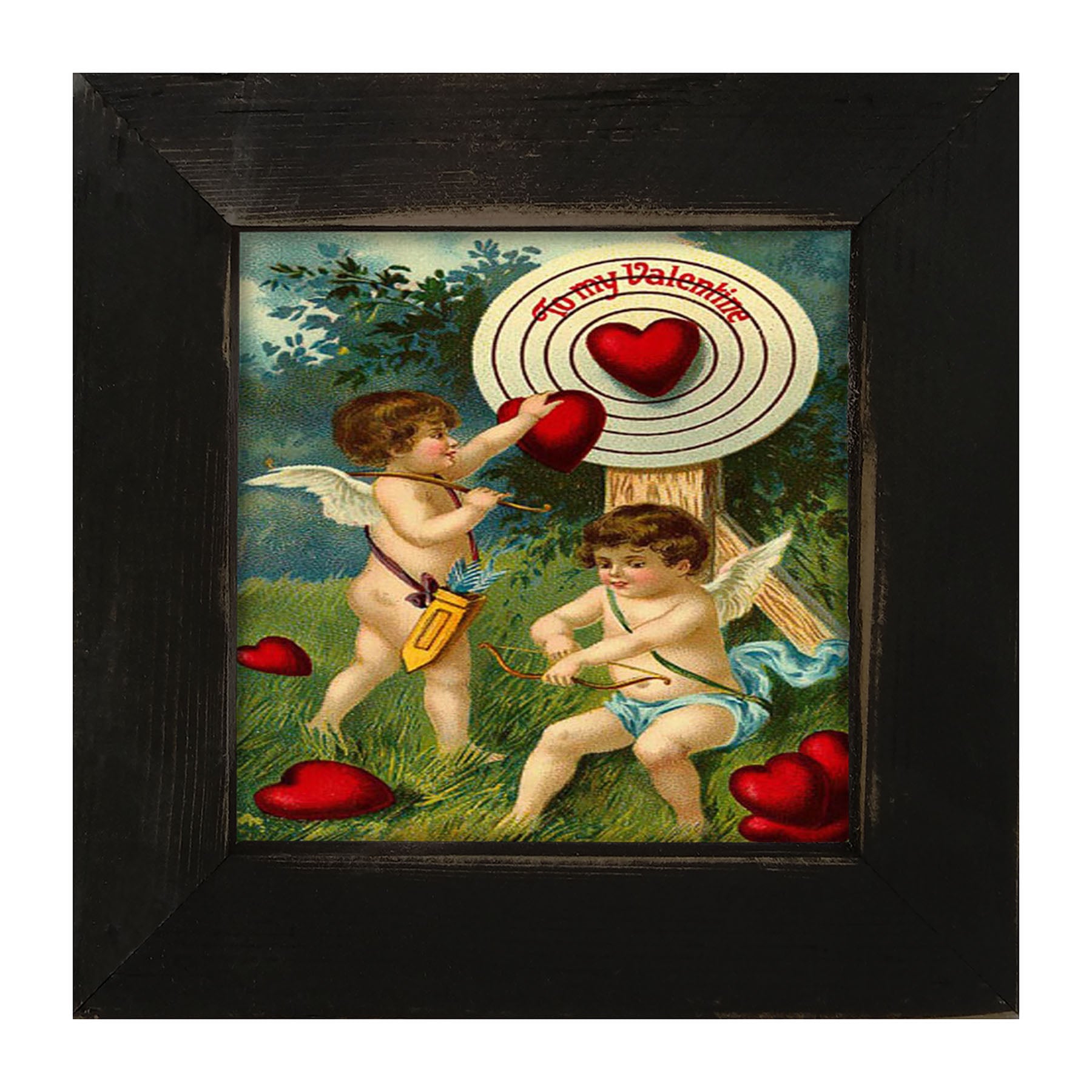 Heart is the Target - Framed art