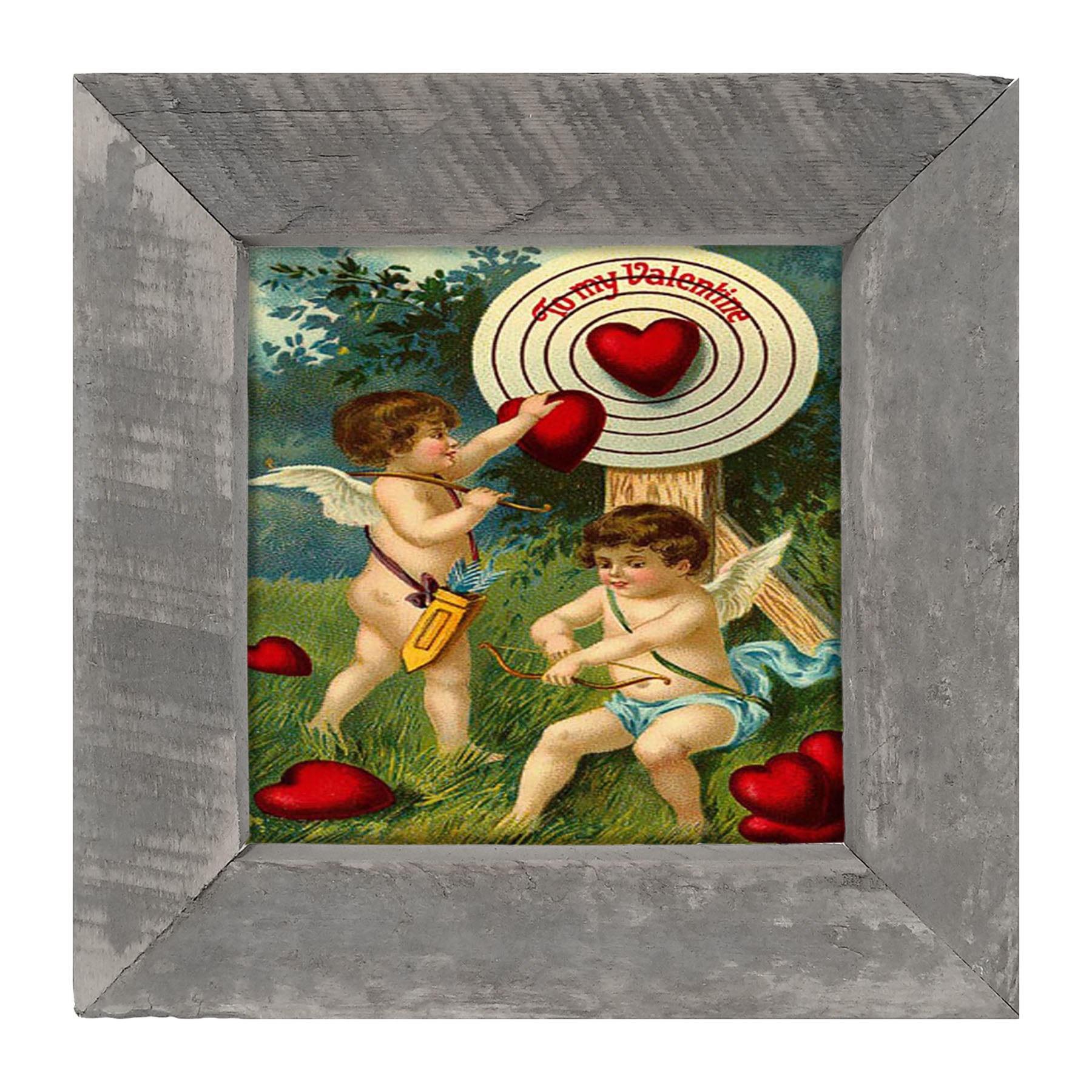 Heart is the Target - Framed art