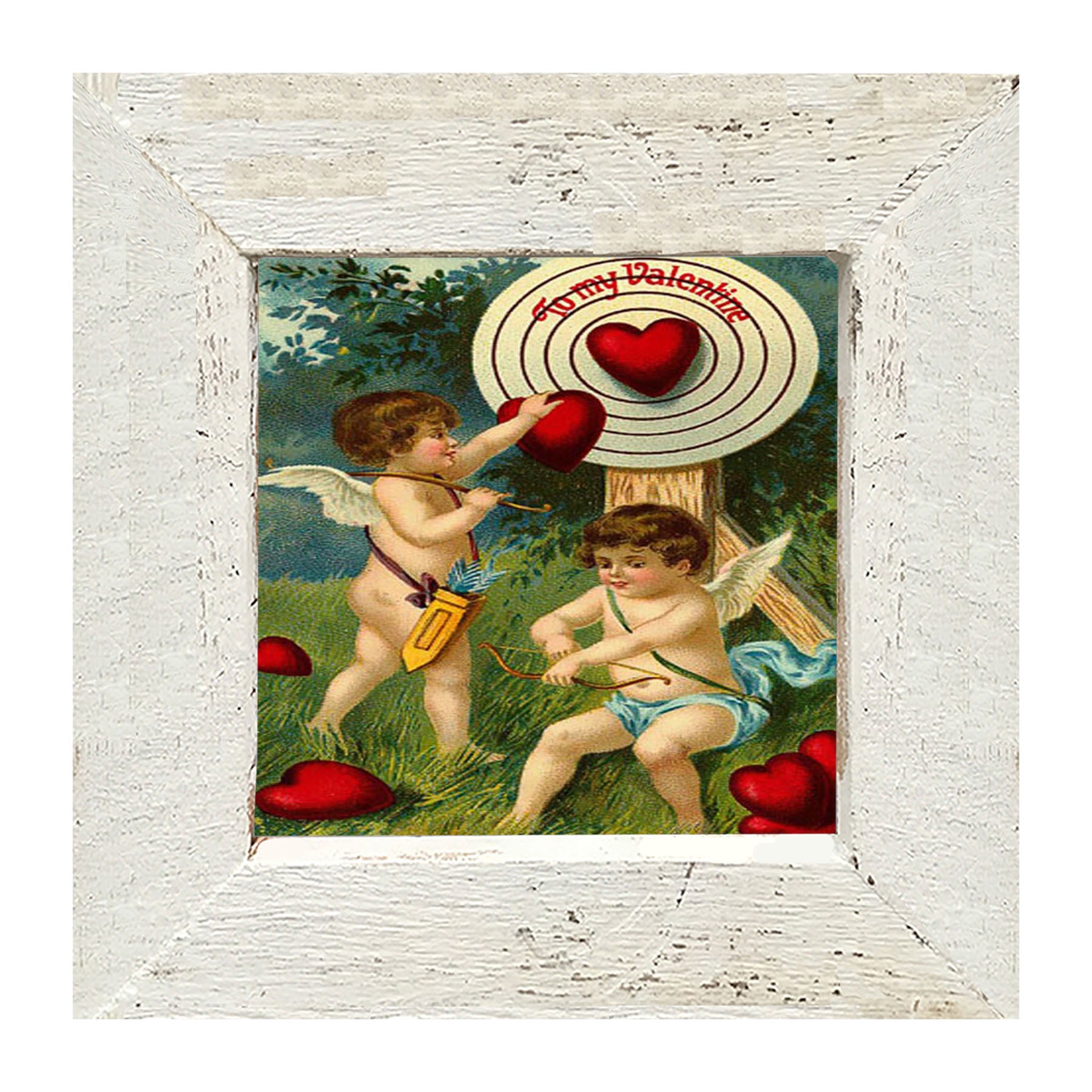 Heart is the Target - Framed art