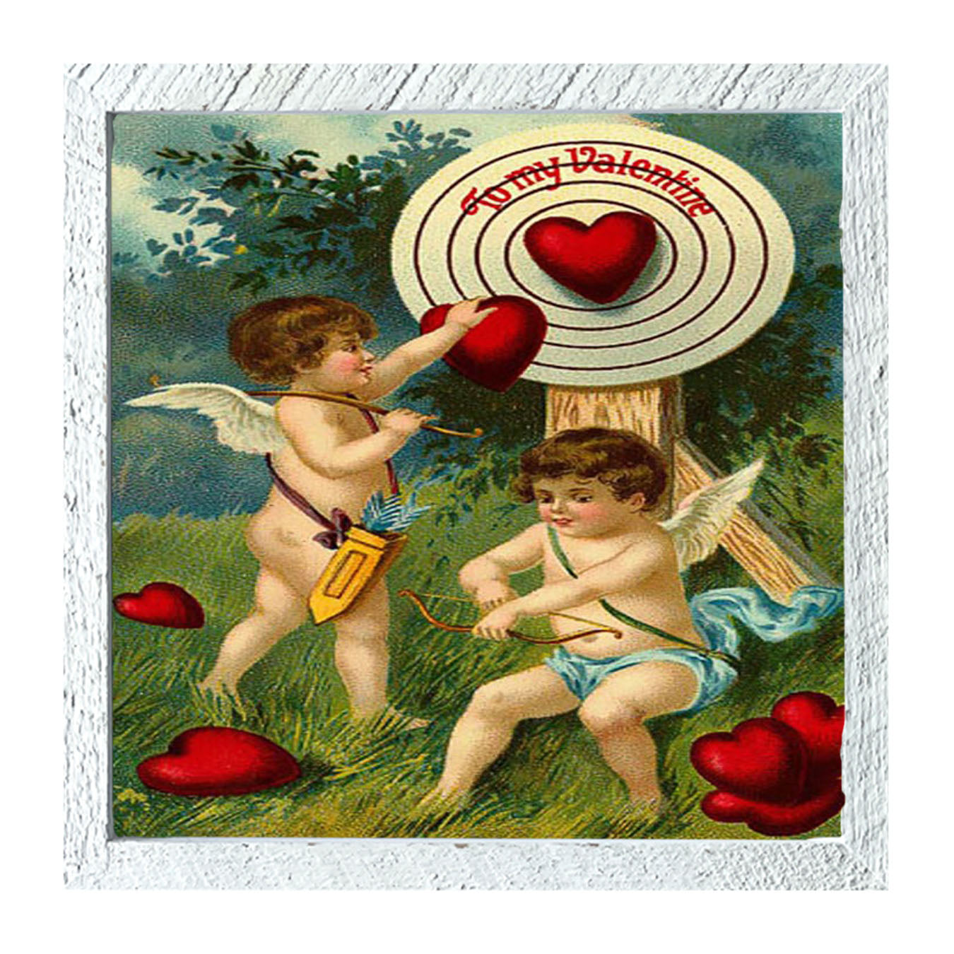 Heart is the Target - Framed art
