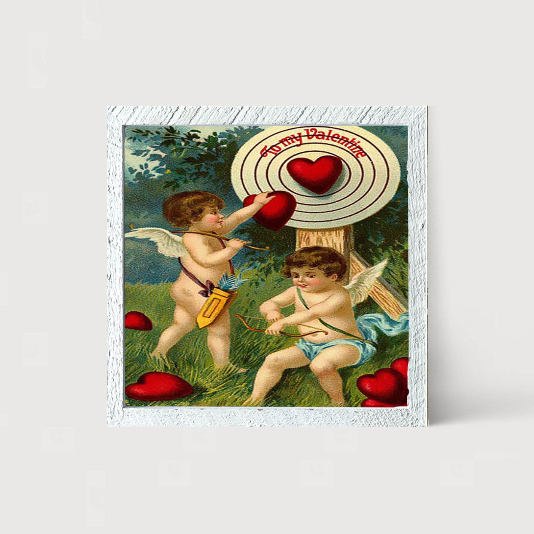 Heart is the Target - Framed art