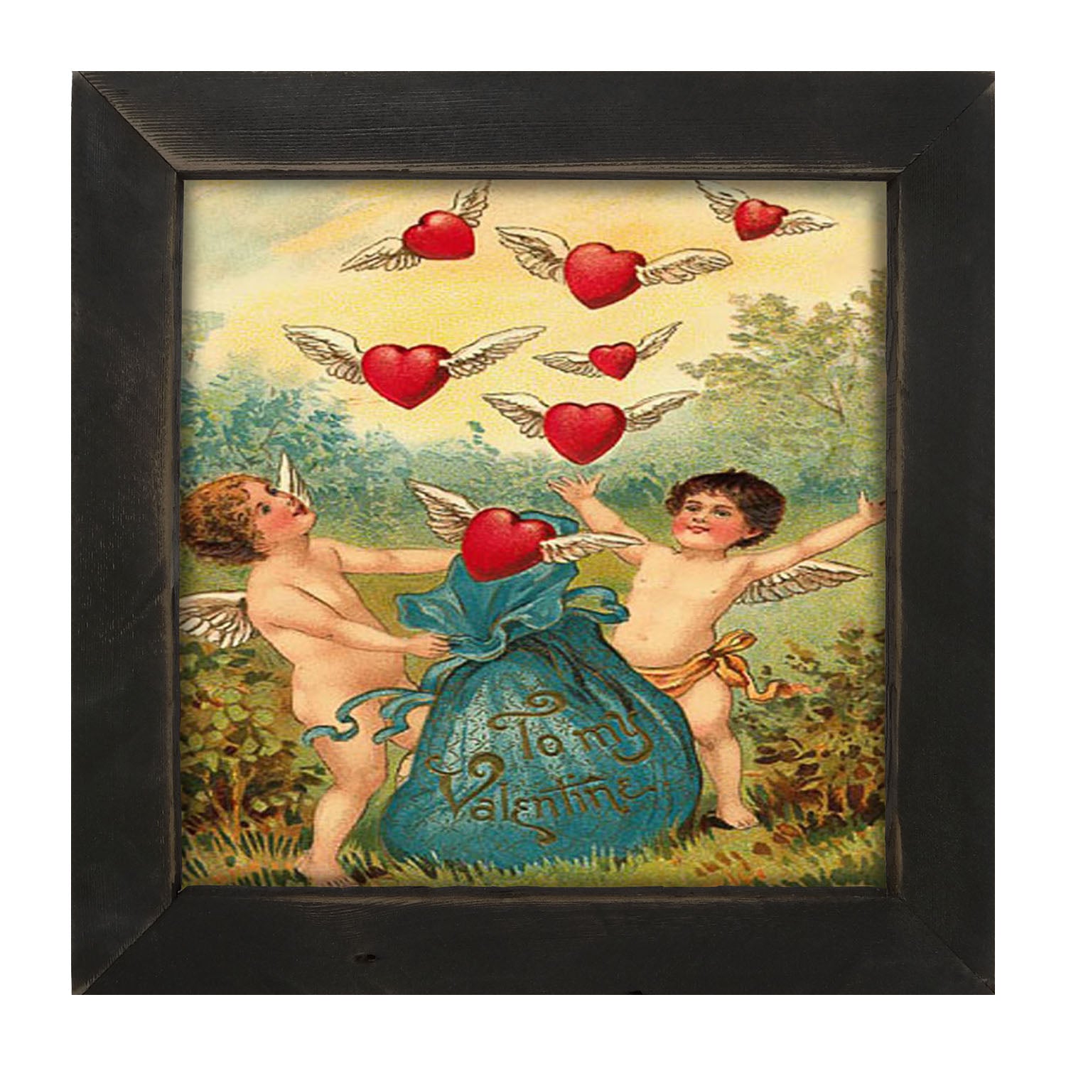 Let The Hearts Out - Framed art