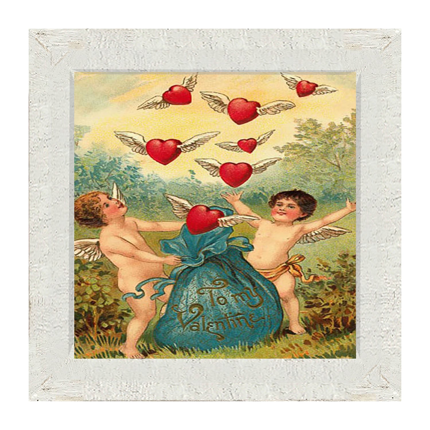 Let The Hearts Out - Framed art
