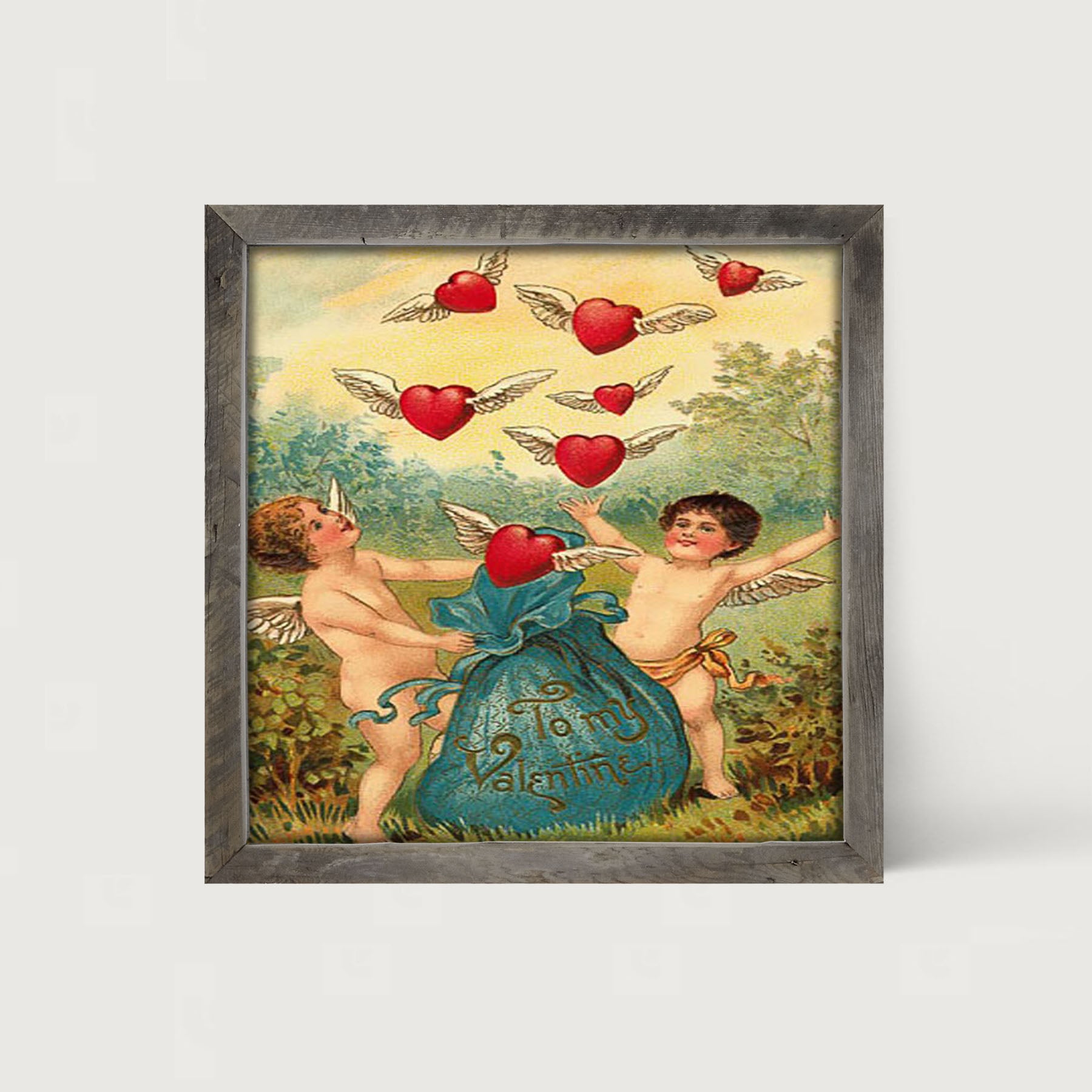 Let The Hearts Out - Framed art