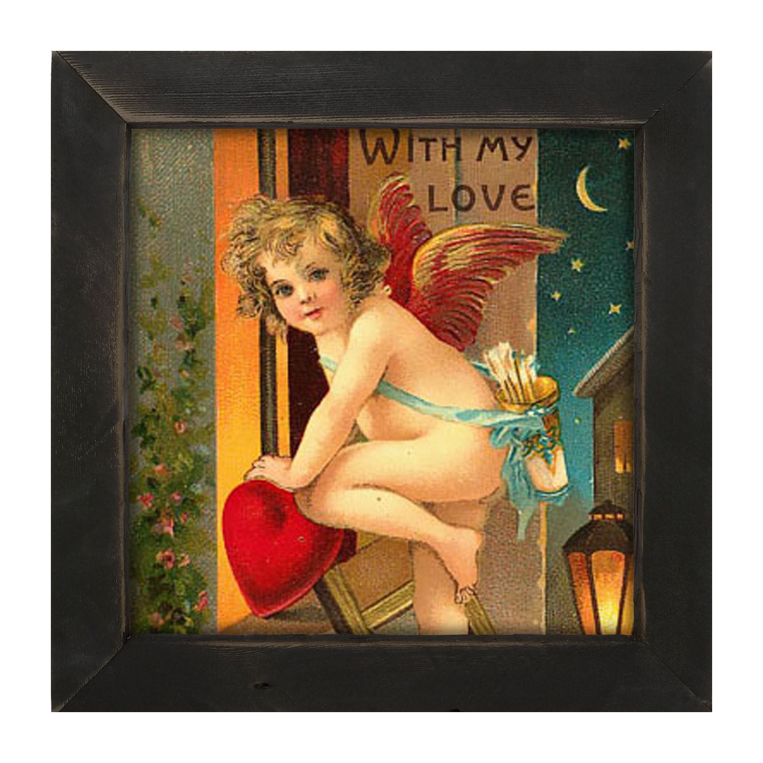 Valentine's Delivery - Framed art