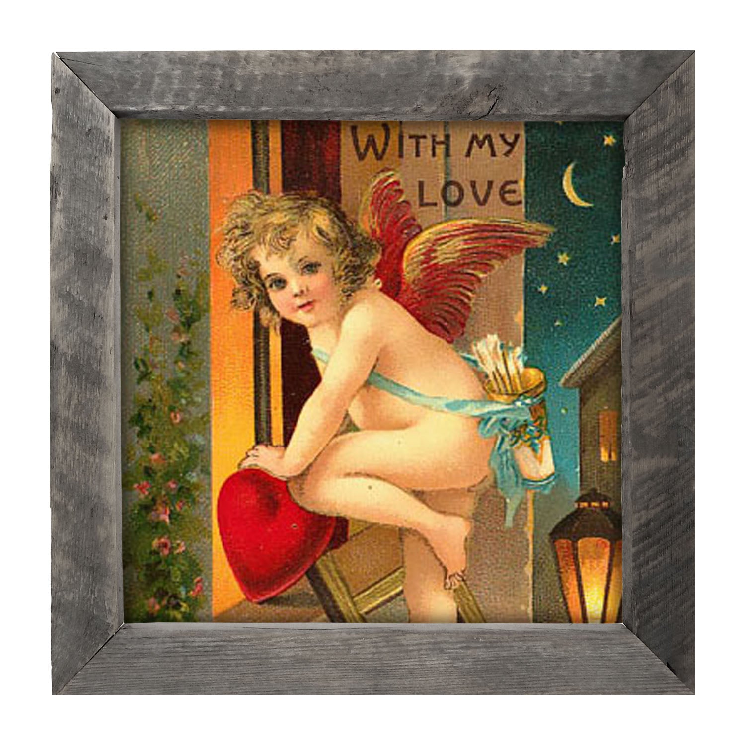 Valentine's Delivery - Framed art