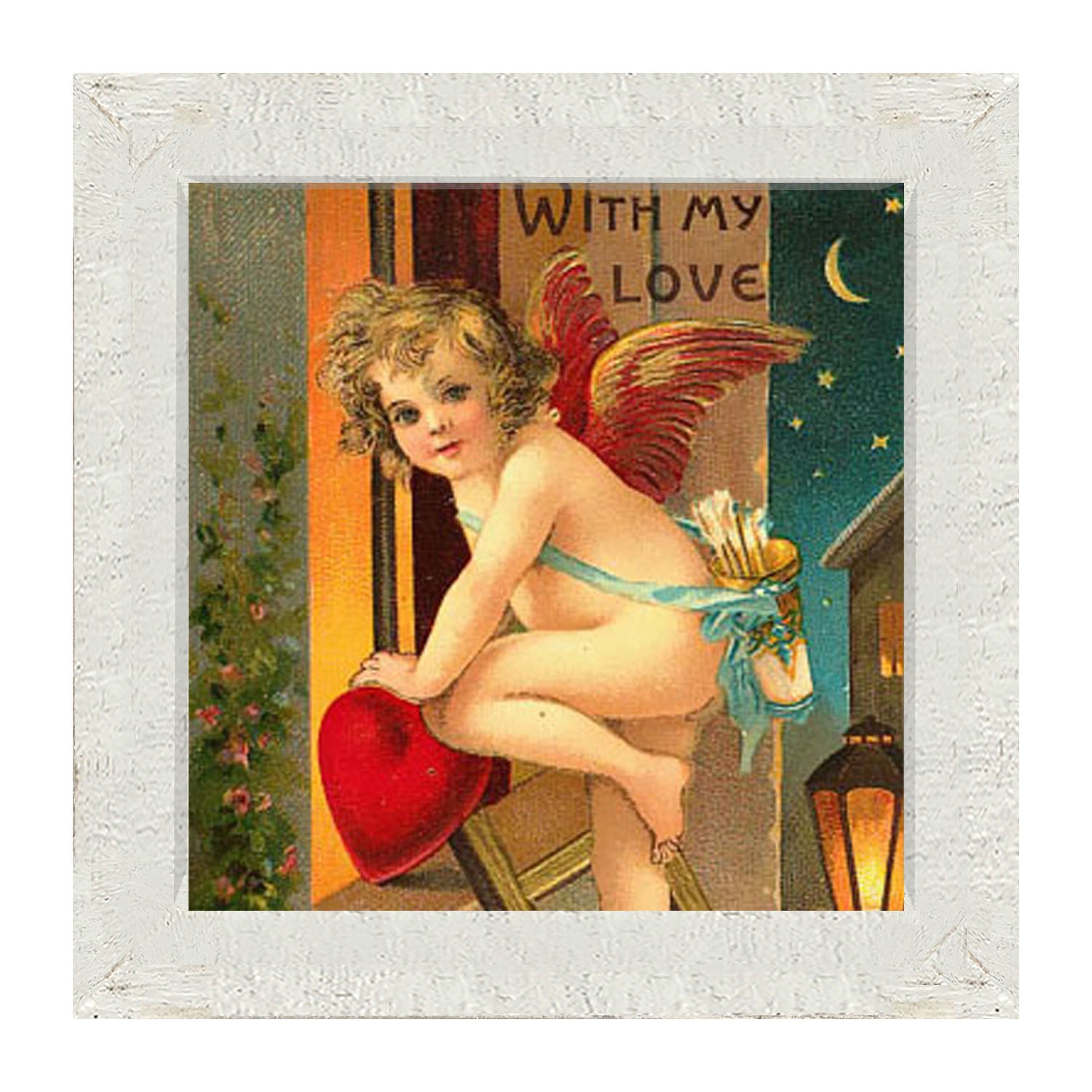 Valentine's Delivery - Framed art