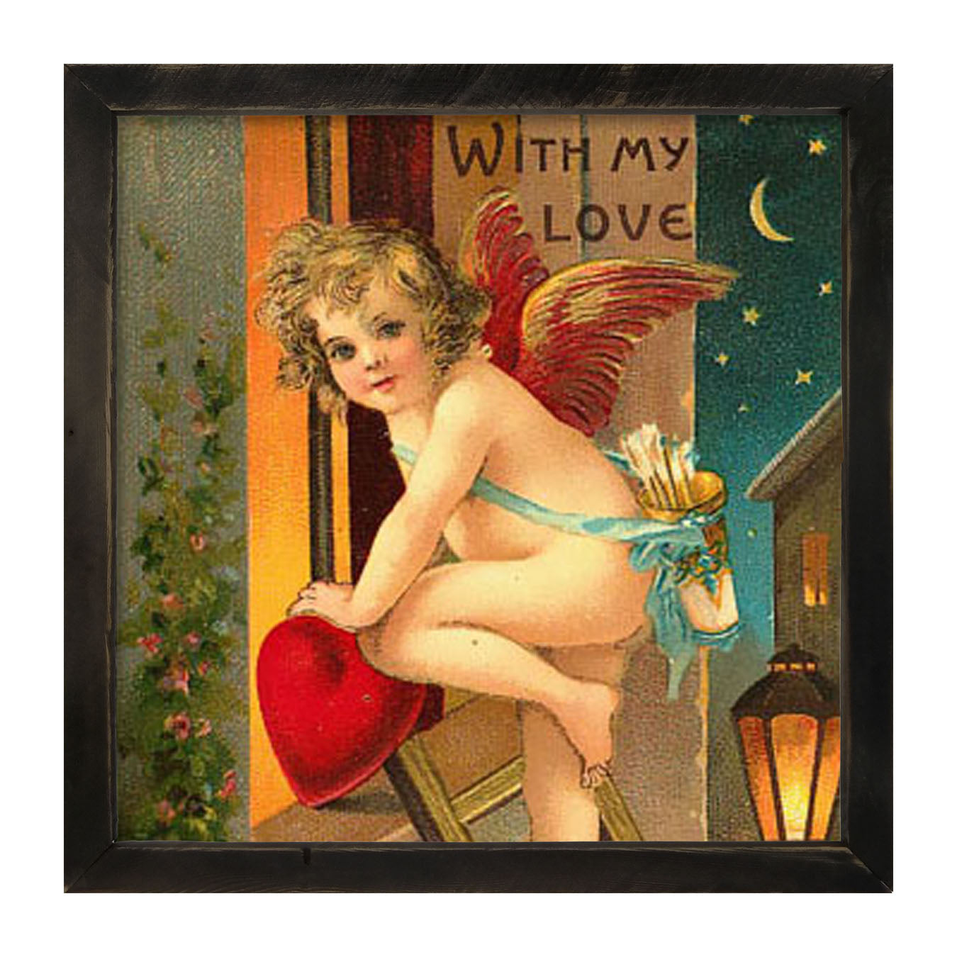Valentine's Delivery - Framed art