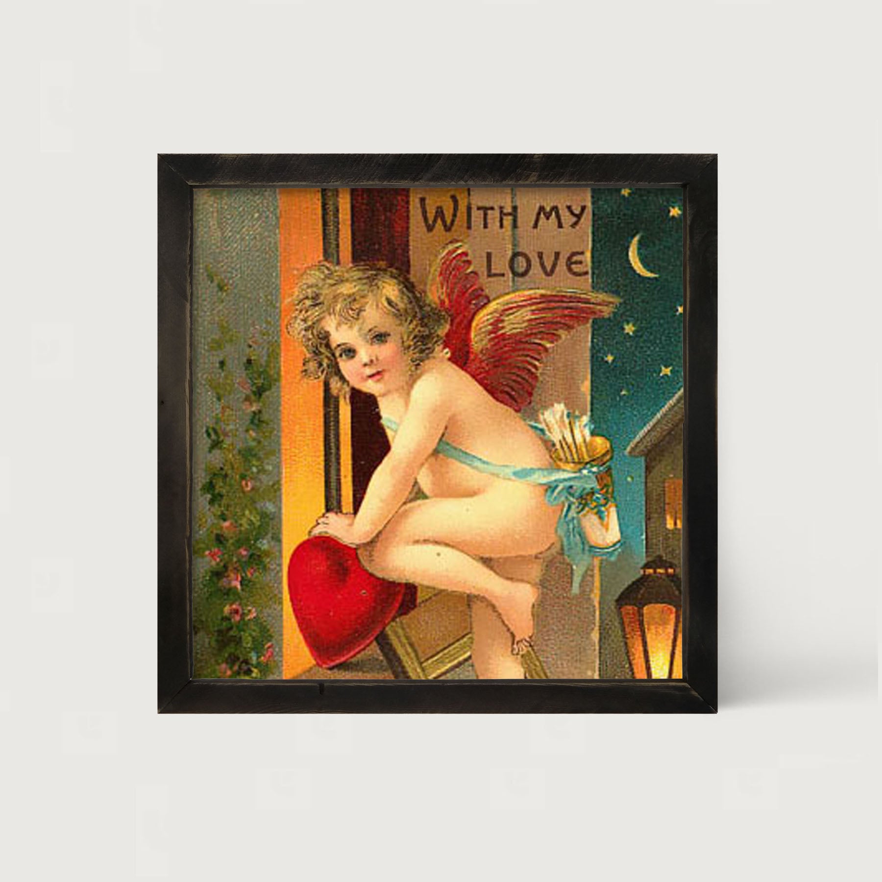 Valentine's Delivery - Framed art
