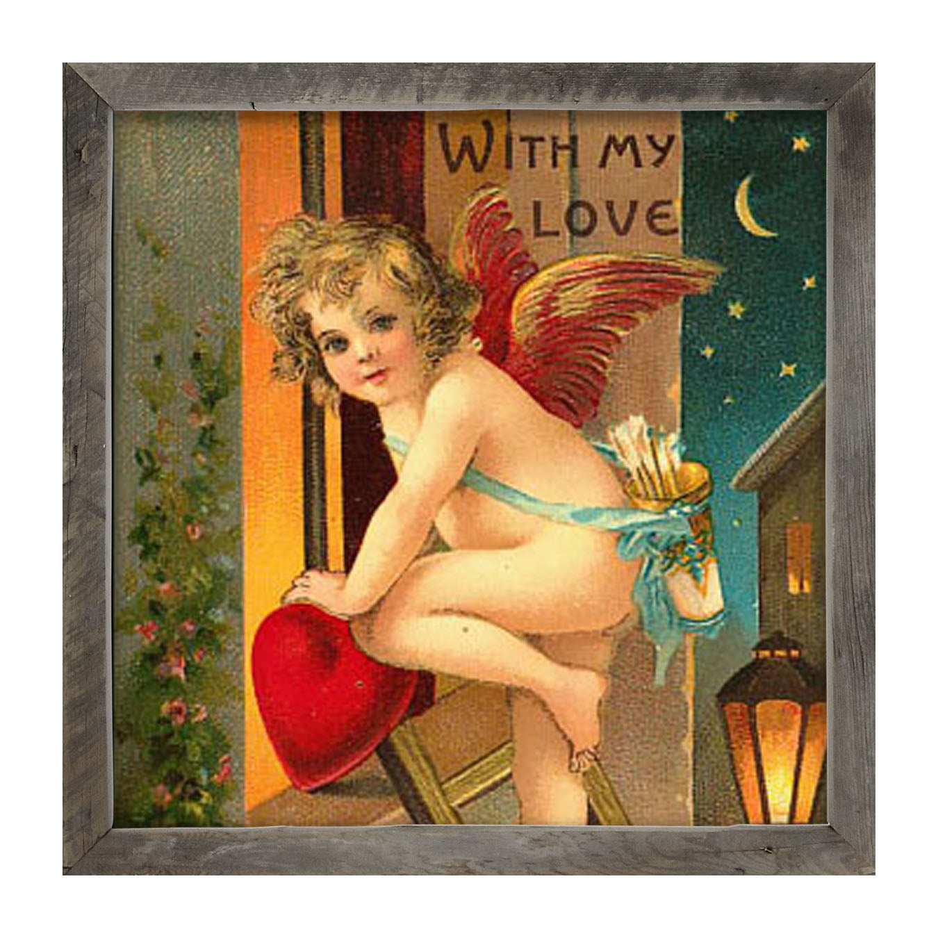 Valentine's Delivery - Framed art