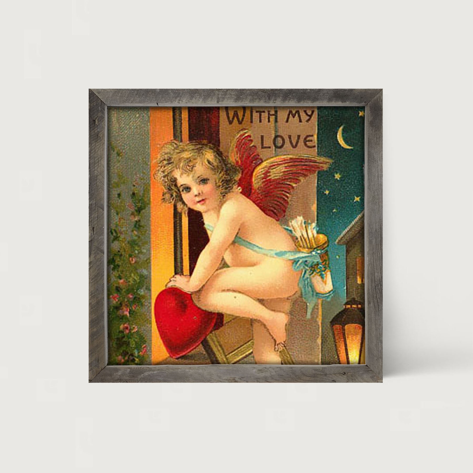 Valentine's Delivery - Framed art