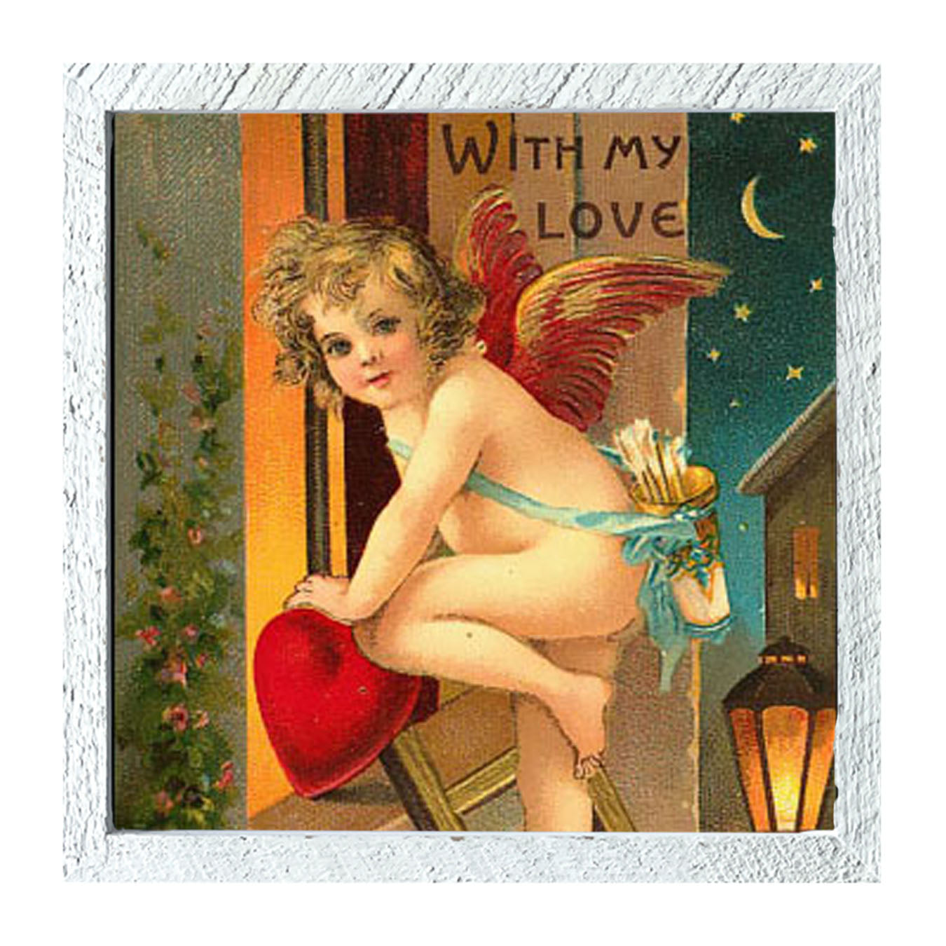 Valentine's Delivery - Framed art
